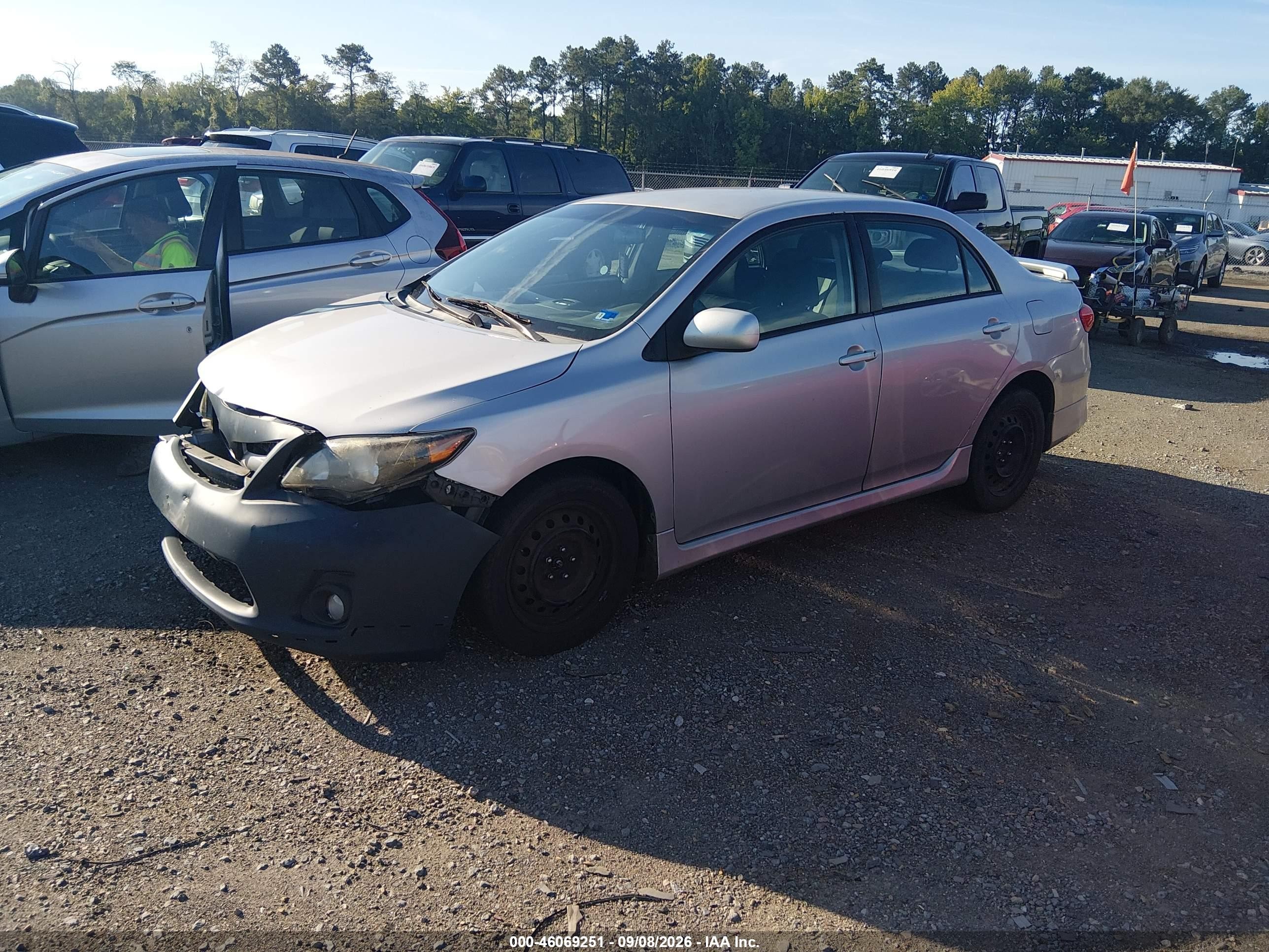 2012 Toyota Corolla S Серебряный vin: 2T1BU4EE1CC854675