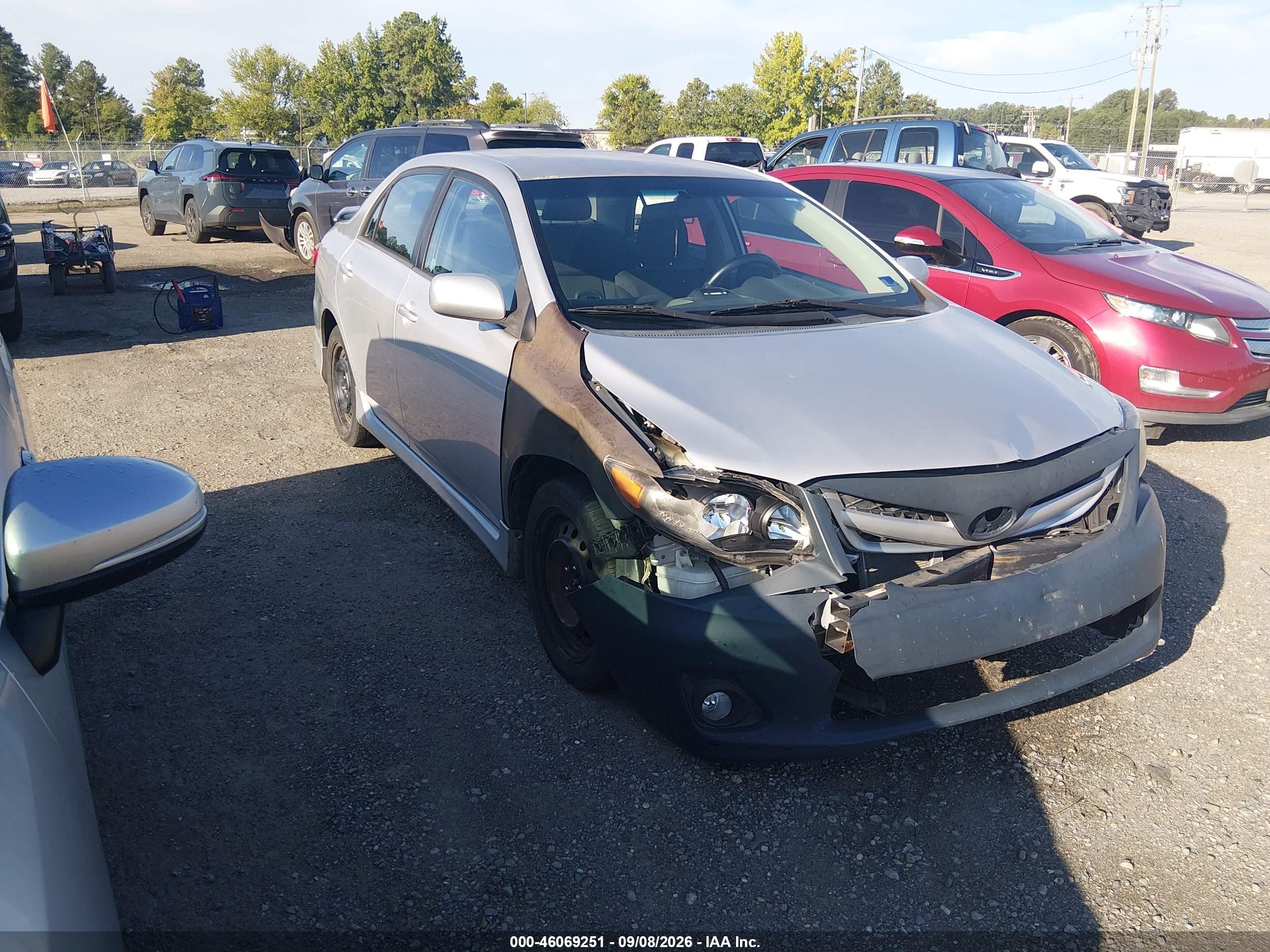 2012 Toyota Corolla S Серебряный vin: 2T1BU4EE1CC854675