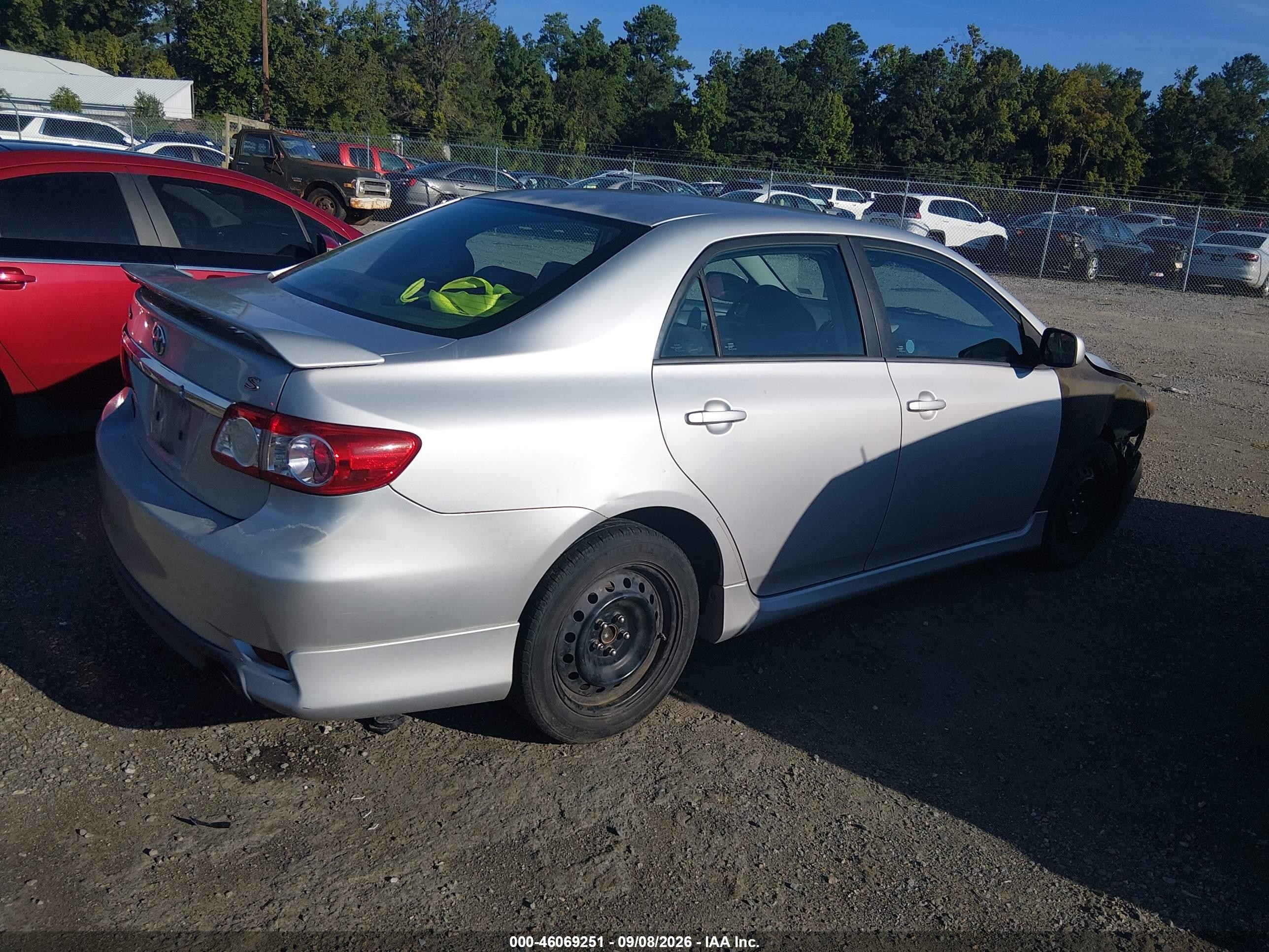 2012 Toyota Corolla S Серебряный vin: 2T1BU4EE1CC854675