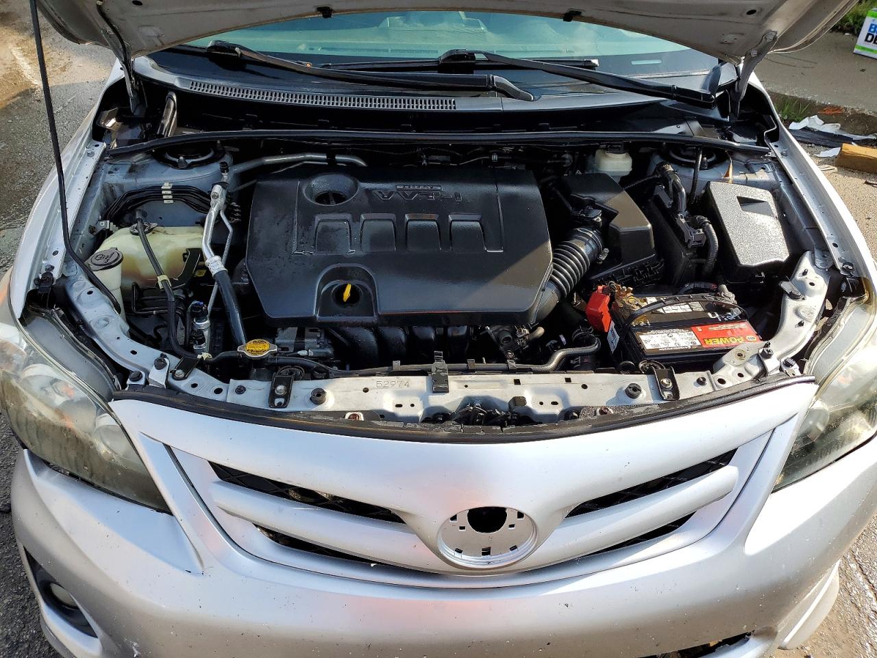 2012 Toyota Corolla S Silver vin: 2T1BU4EE1CC862372