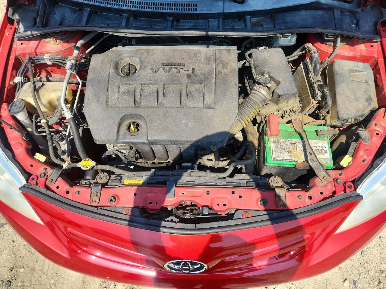2012 Toyota Corolla L Red vin: 2T1BU4EE1CC863747