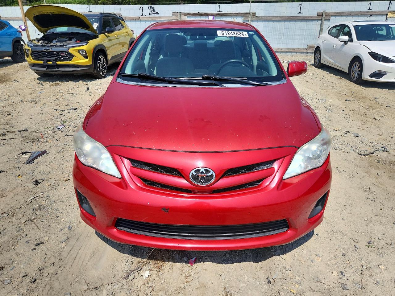 2012 Toyota Corolla L Red vin: 2T1BU4EE1CC863747
