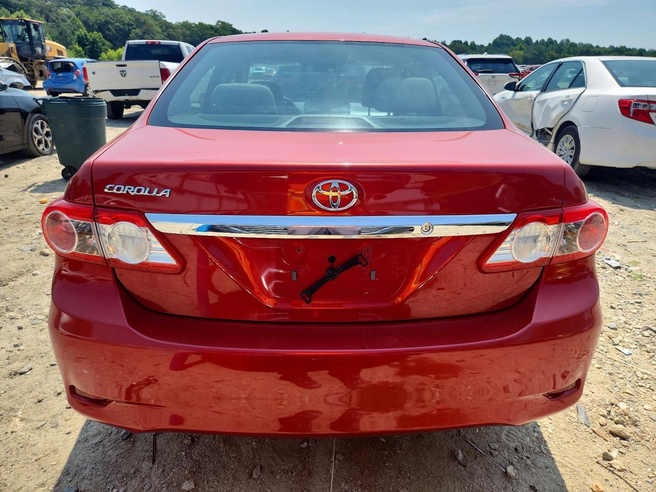 2012 Toyota Corolla L Red vin: 2T1BU4EE1CC863747