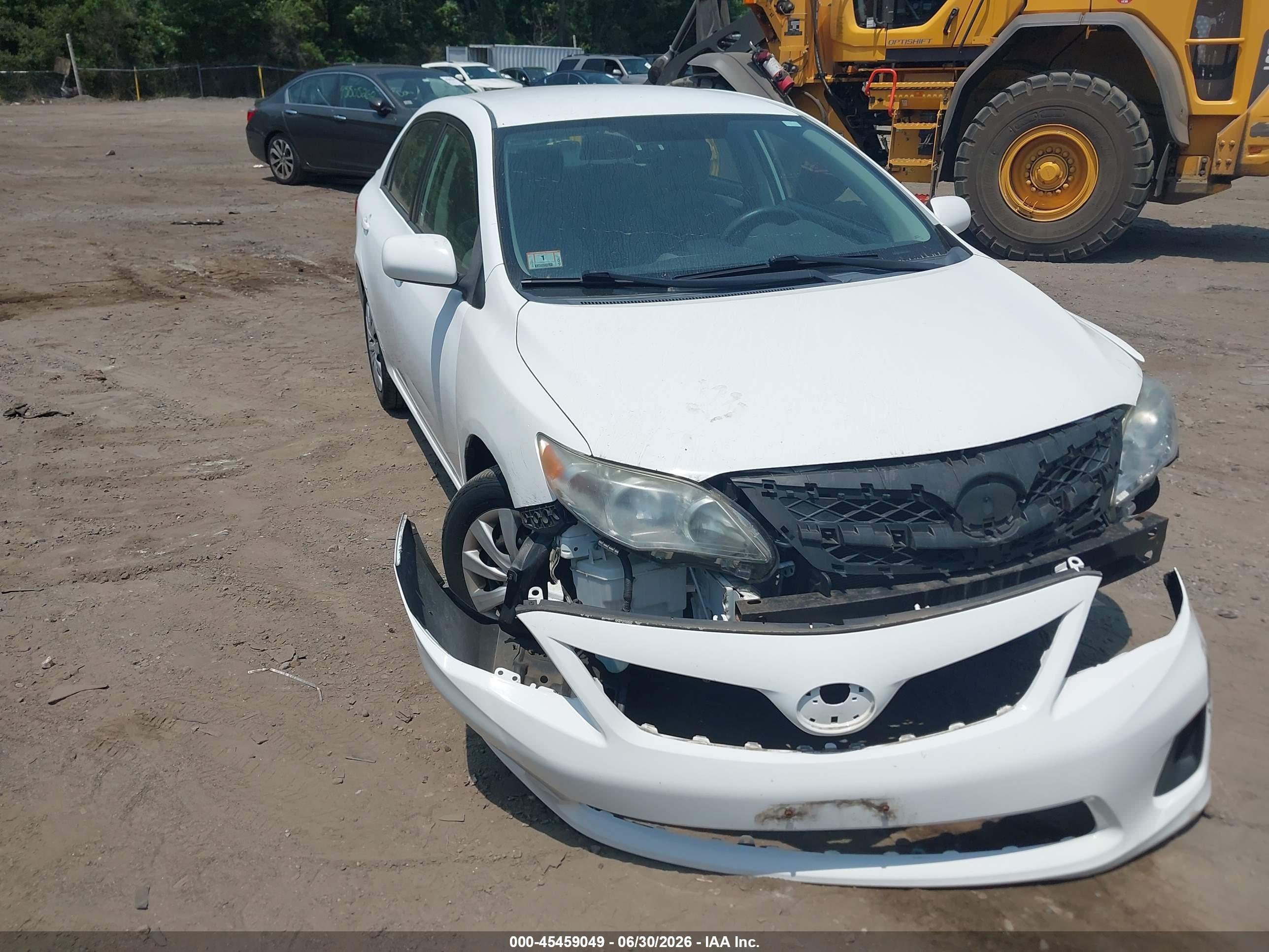2012 Toyota Corolla Le Белый vin: 2T1BU4EE1CC879463