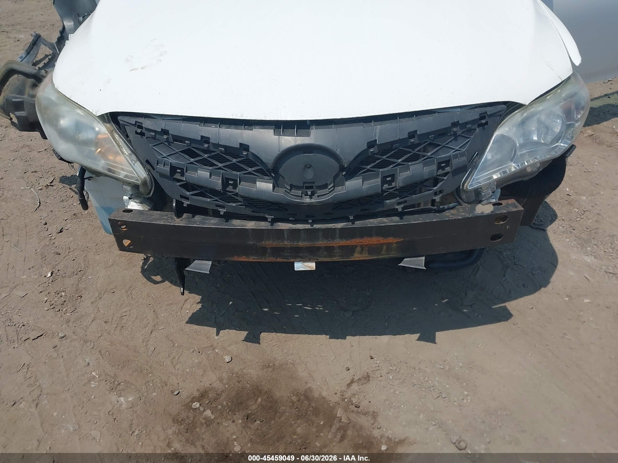 2012 Toyota Corolla Le White vin: 2T1BU4EE1CC879463