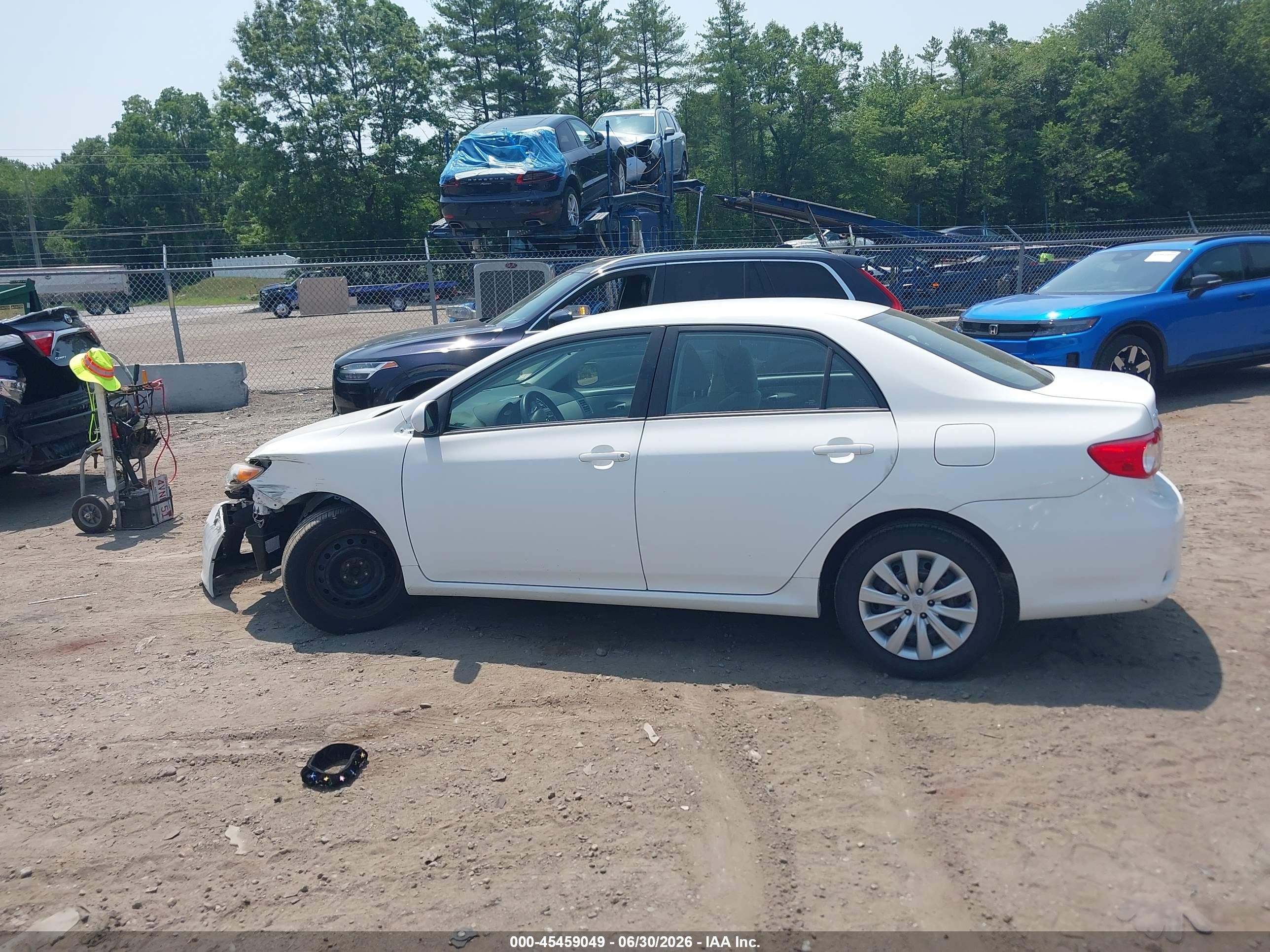 2012 Toyota Corolla Le White vin: 2T1BU4EE1CC879463
