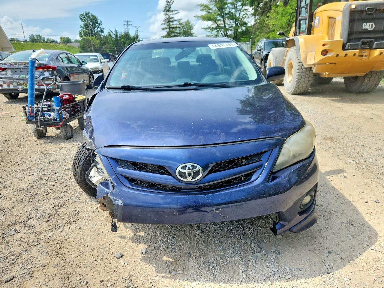 2012 Toyota Corolla S Blue vin: 2T1BU4EE1CC891547