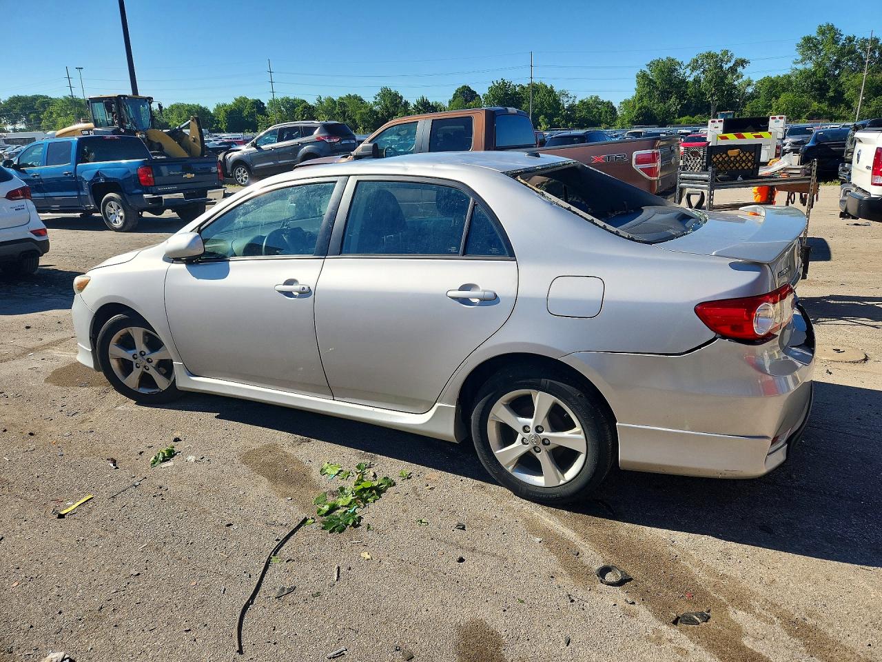 2012 Toyota Corolla S Серебряный vin: 2T1BU4EE1CC893511