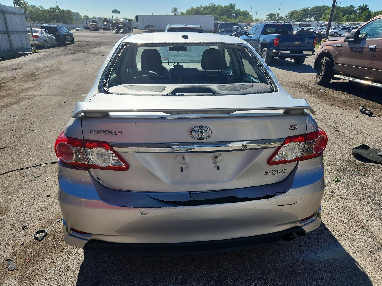 2012 Toyota Corolla S Серебряный vin: 2T1BU4EE1CC893511