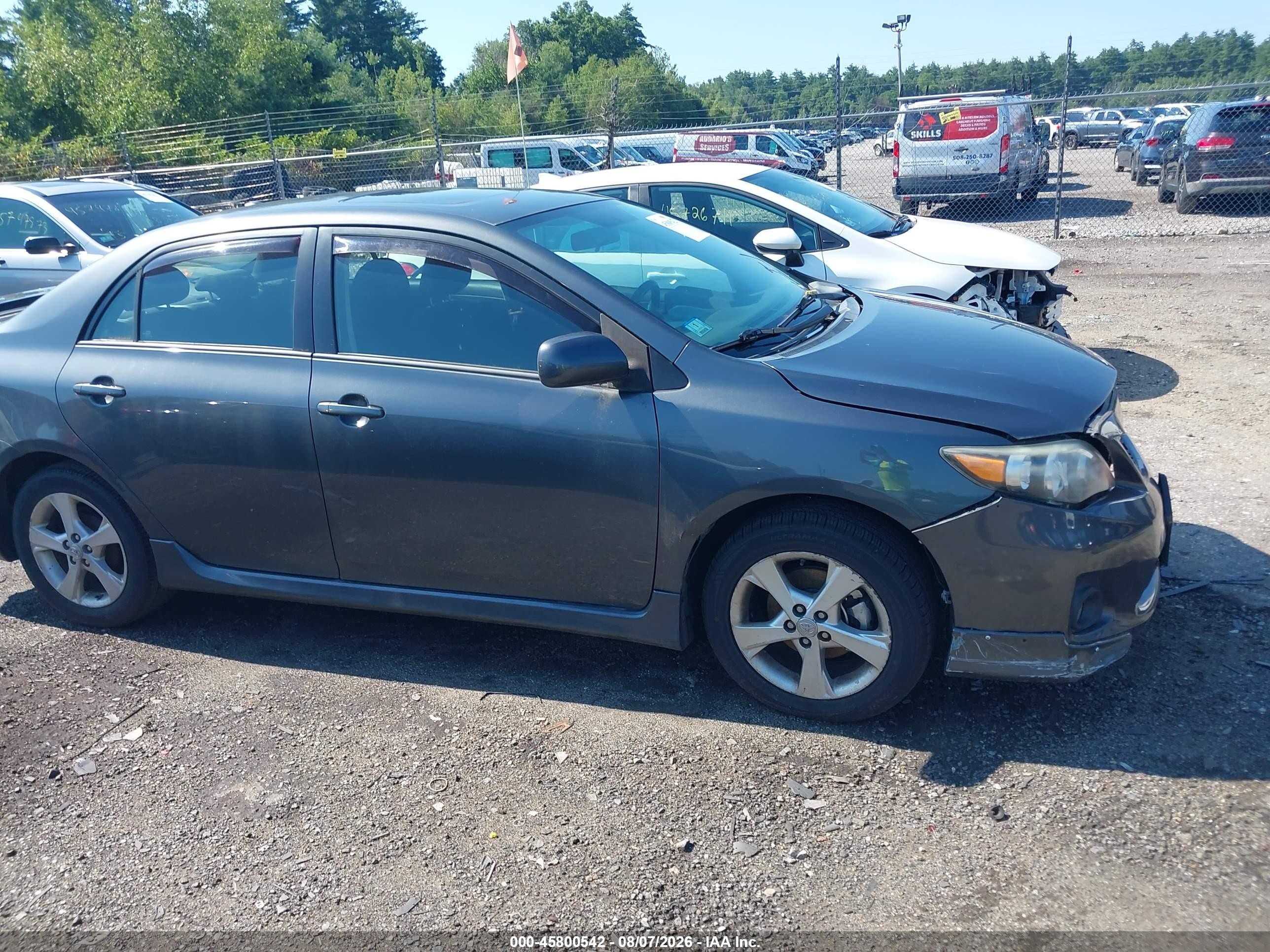 2012 Toyota Corolla S Серый vin: 2T1BU4EE1CC914020