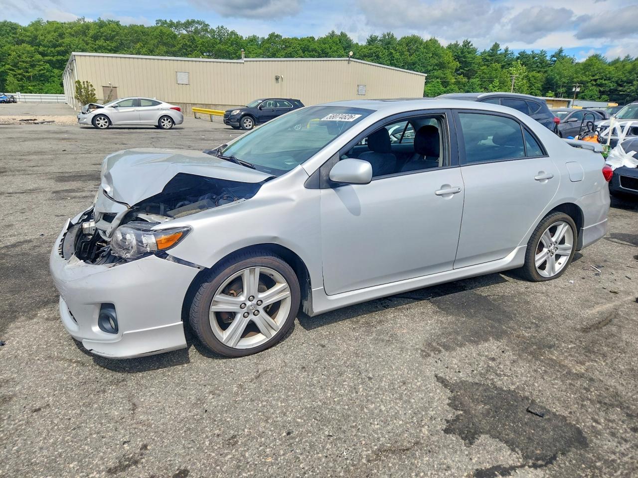2013 Toyota Corolla Silver vin: 2T1BU4EE1DC001016