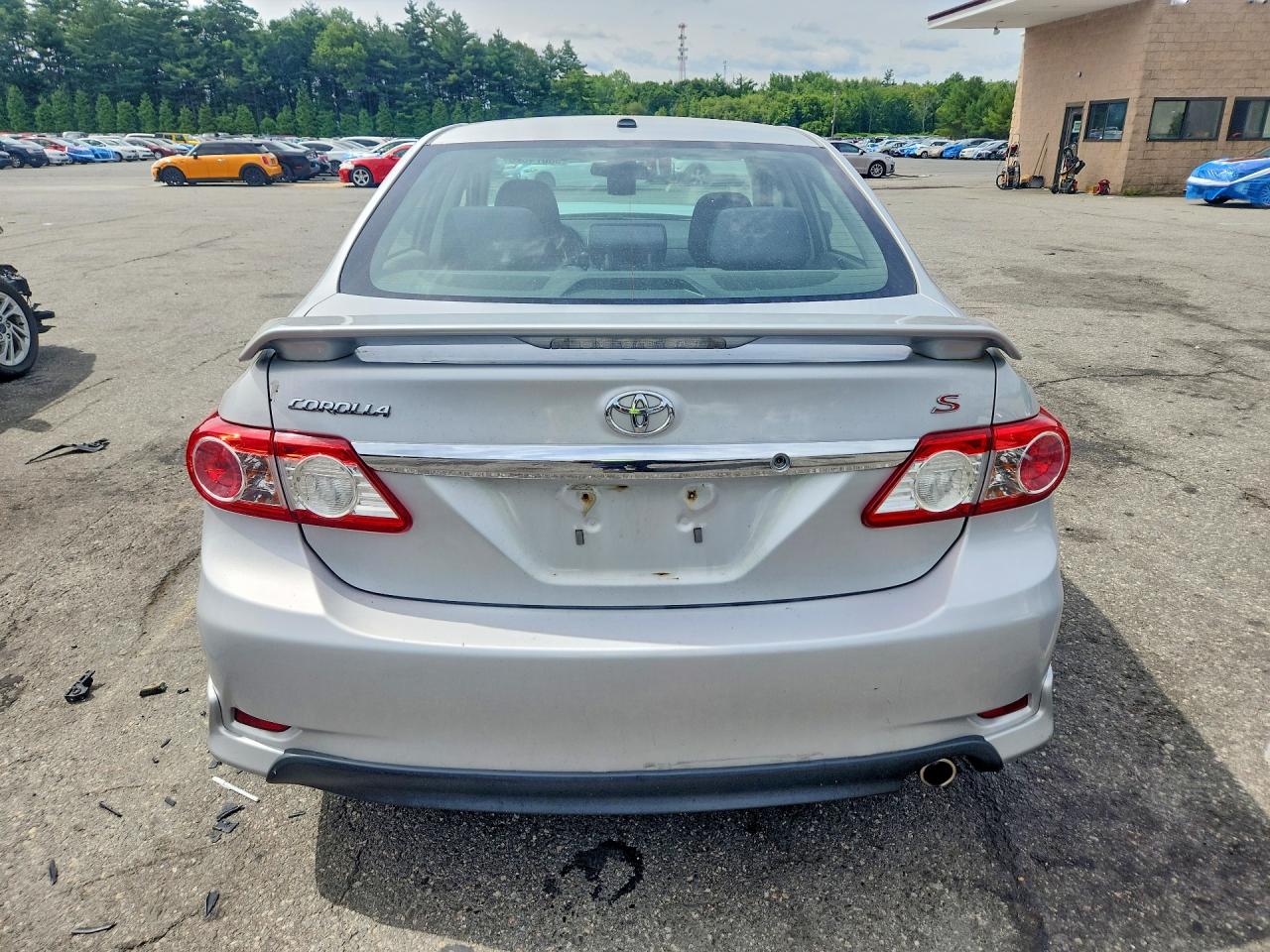 2013 Toyota Corolla Silver vin: 2T1BU4EE1DC001016