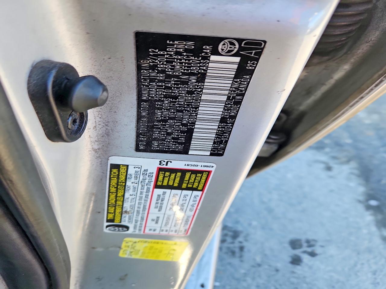 2013 Toyota Corolla Le Silver vin: 2T1BU4EE1DC002456