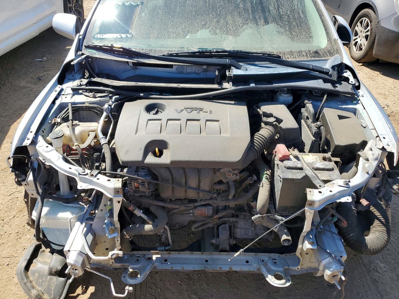 2013 Toyota Corolla S Silver vin: 2T1BU4EE1DC012744