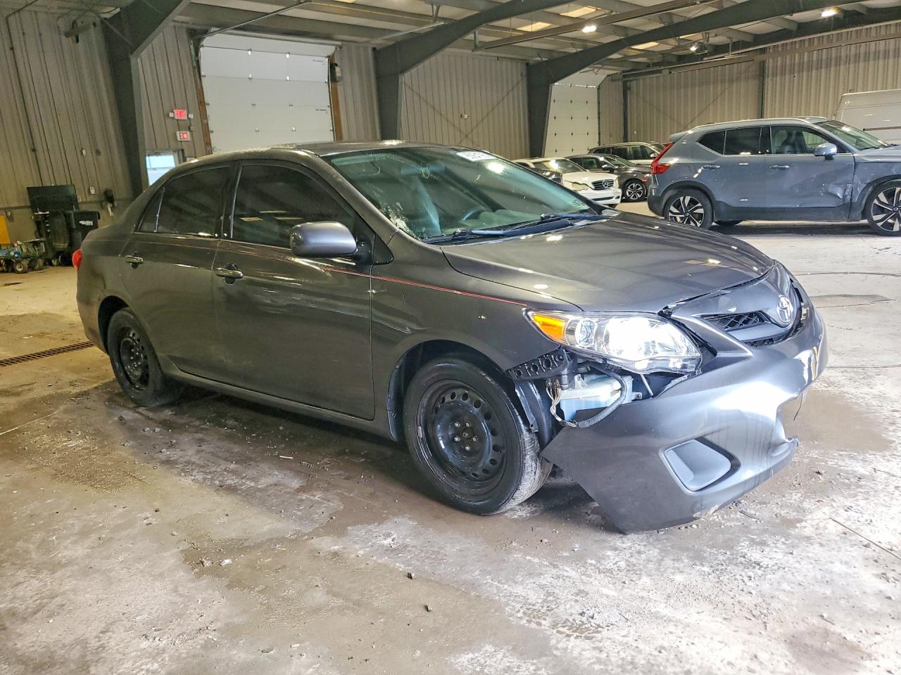 2013 Toyota Corolla Le Gray vin: 2T1BU4EE1DC047820