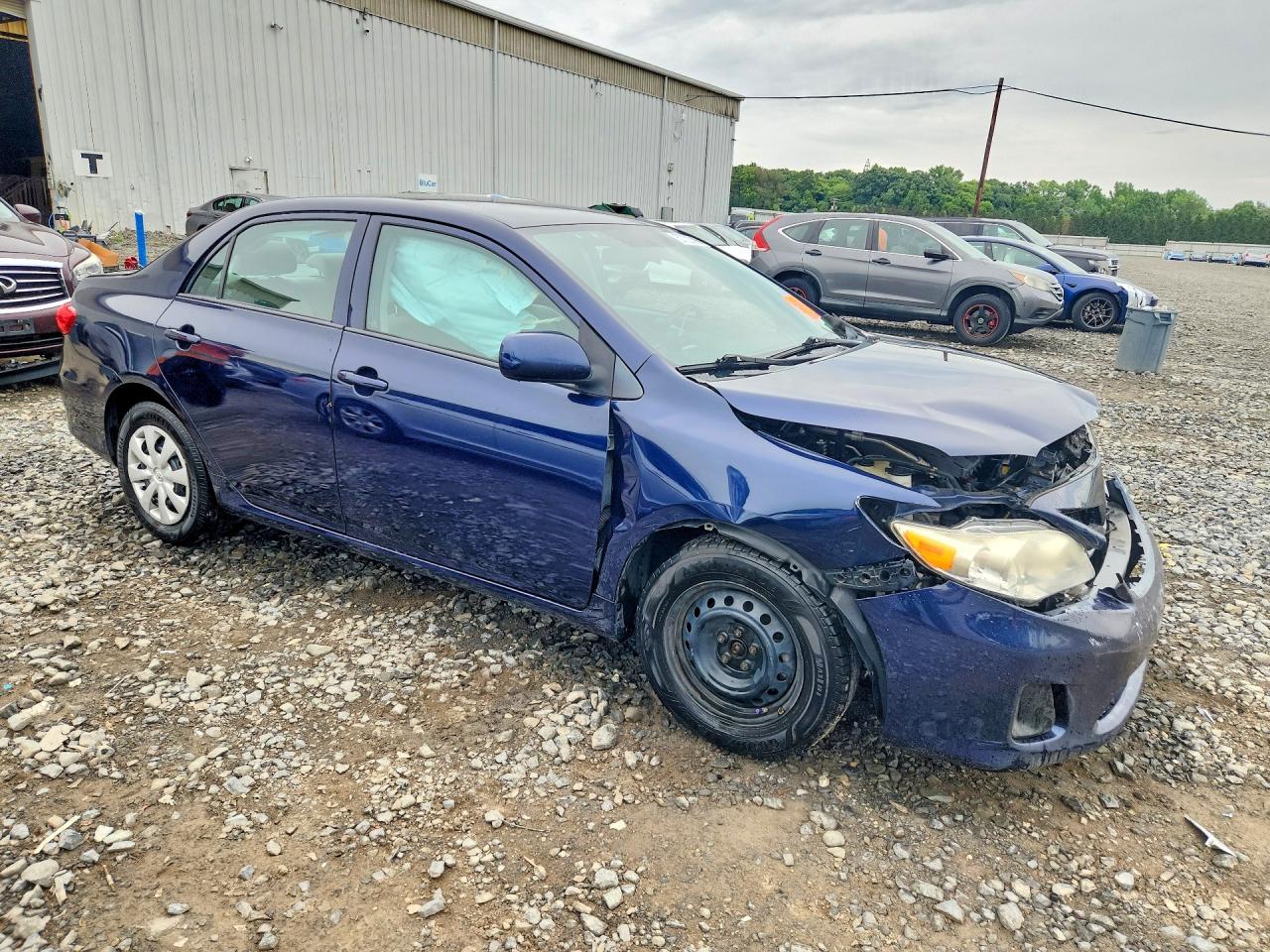 2013 Toyota Corolla L Синий vin: 2T1BU4EE1DC049602