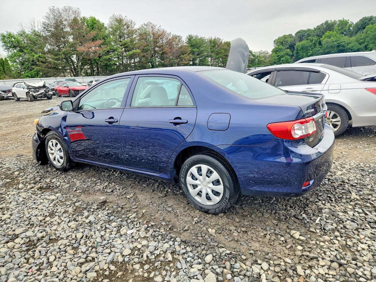2013 Toyota Corolla L Синий vin: 2T1BU4EE1DC049602