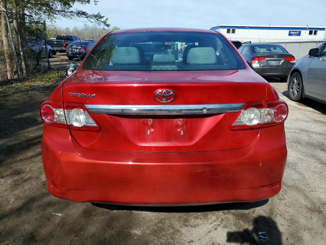 2013 Toyota Corolla L Red vin: 2T1BU4EE1DC054945