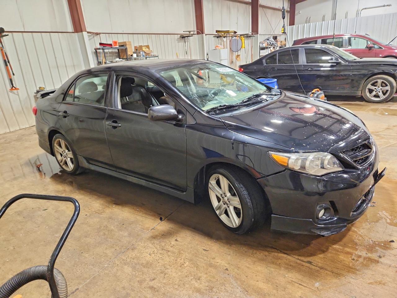 2013 Toyota Corolla S Black vin: 2T1BU4EE1DC061524