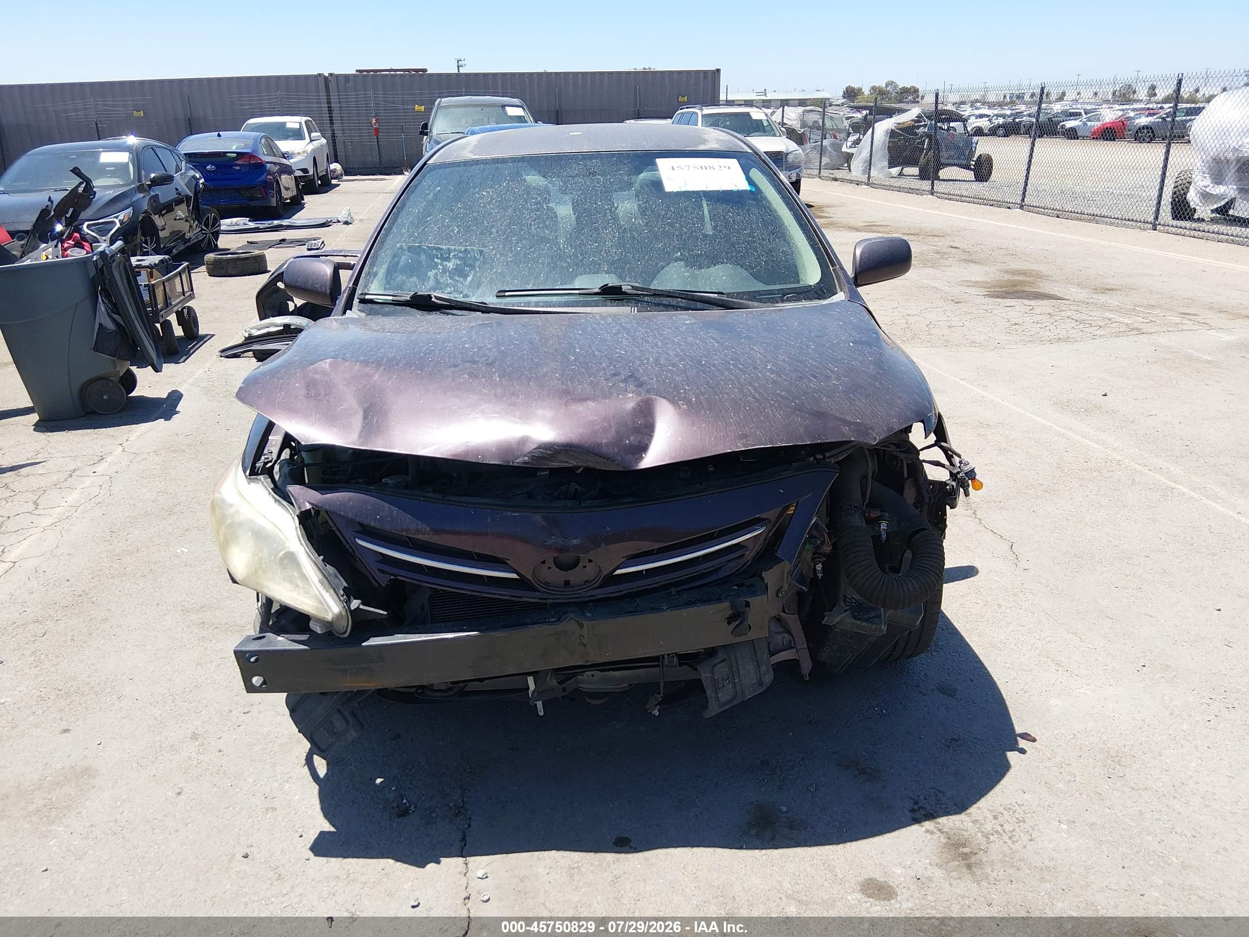 2013 Toyota Corolla Le Special Edition Purple vin: 2T1BU4EE1DC066139