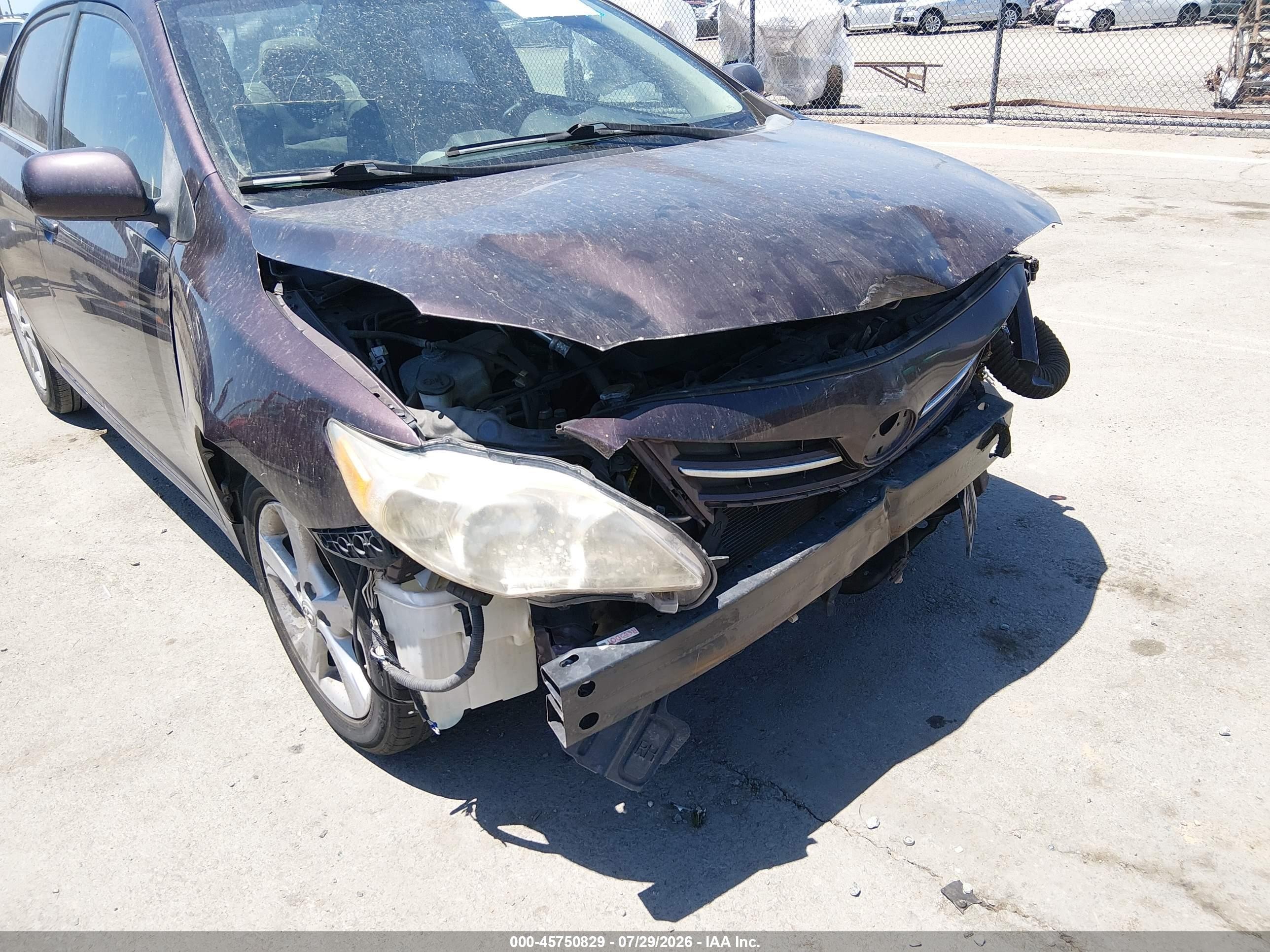 2013 Toyota Corolla Le Special Edition Purple vin: 2T1BU4EE1DC066139