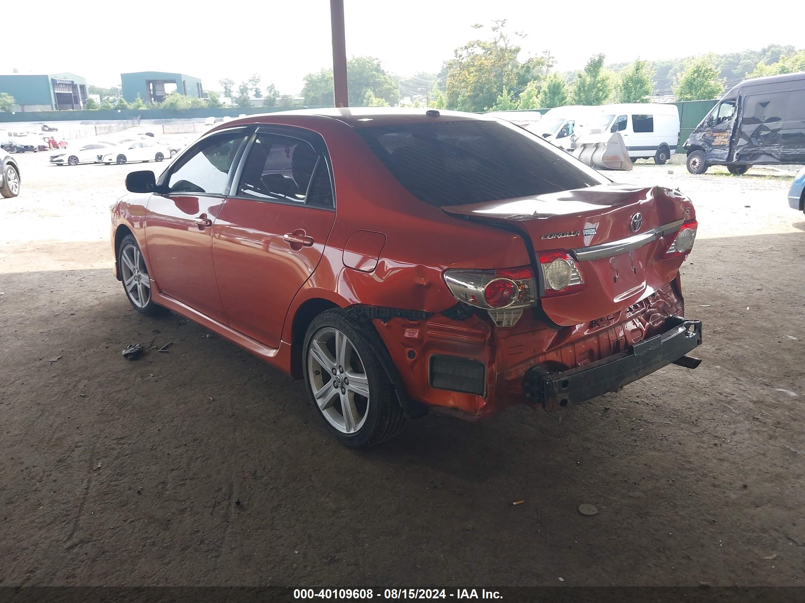2013 Toyota Corolla S Special Edition Orange vin: 2T1BU4EE1DC073284