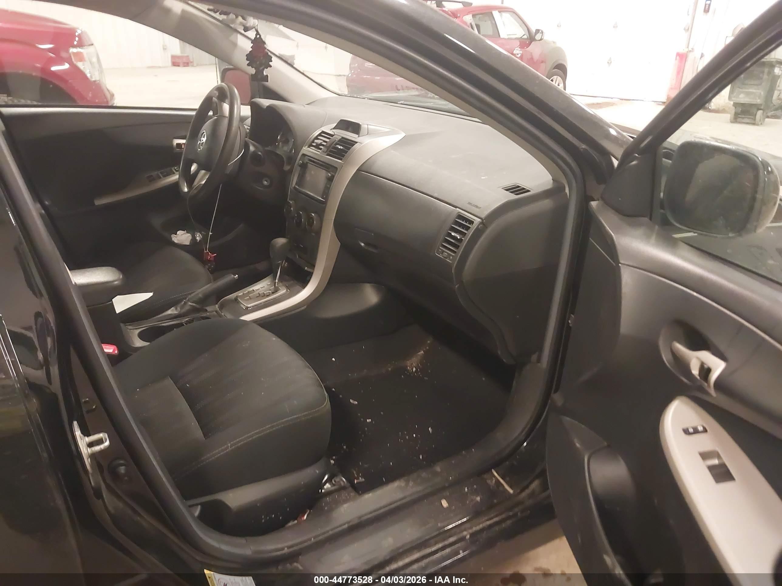 2013 Toyota Corolla S Black vin: 2T1BU4EE1DC087380