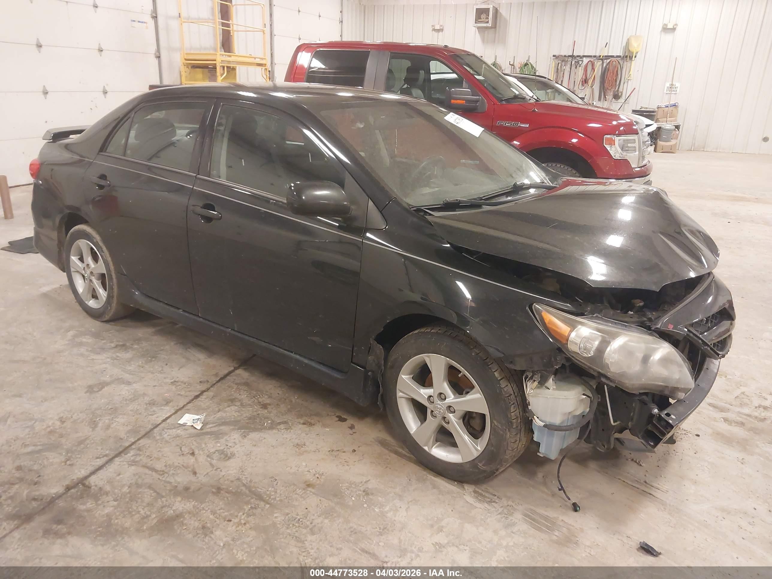 2013 Toyota Corolla S Black vin: 2T1BU4EE1DC087380