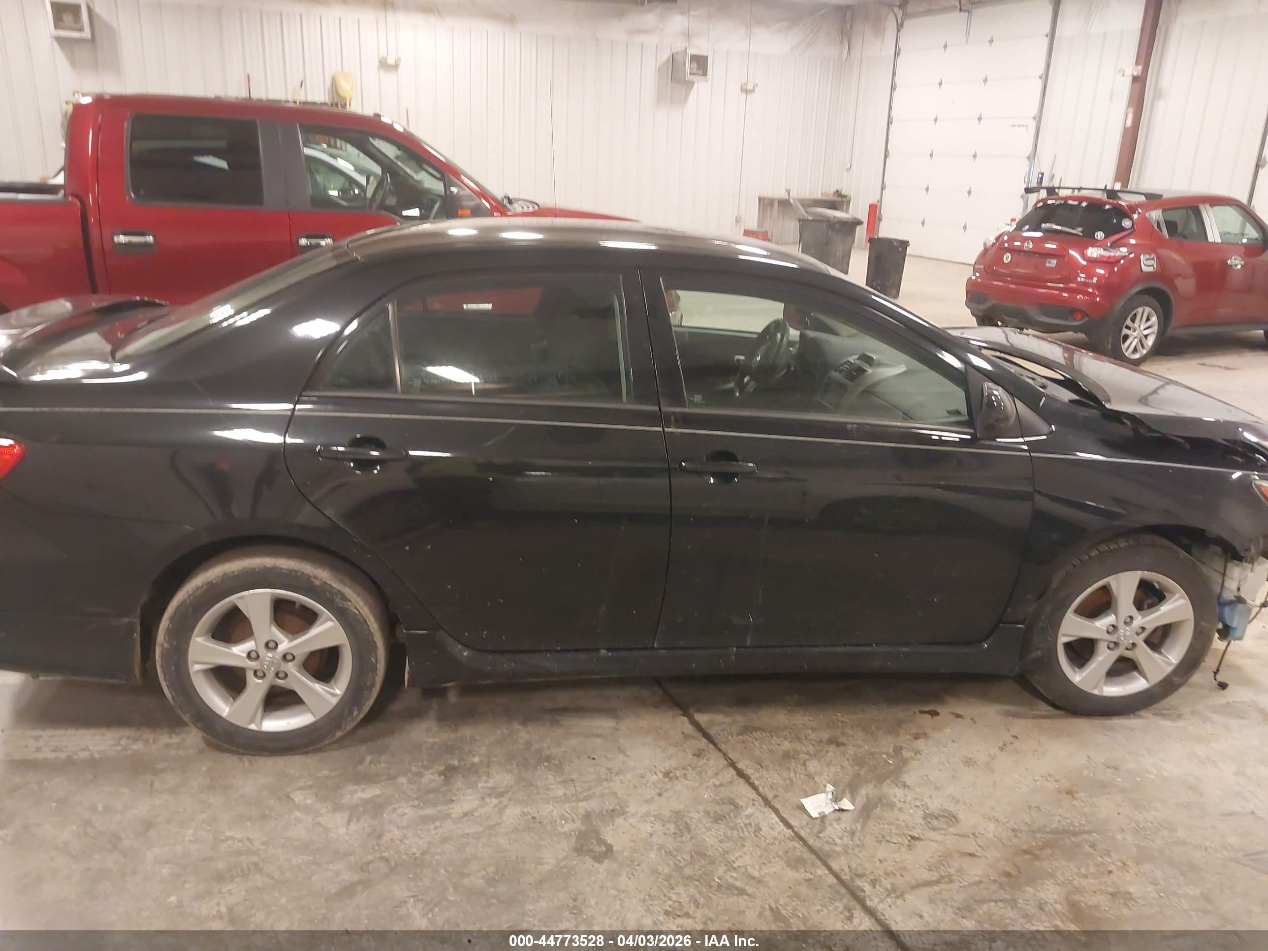 2013 Toyota Corolla S Black vin: 2T1BU4EE1DC087380