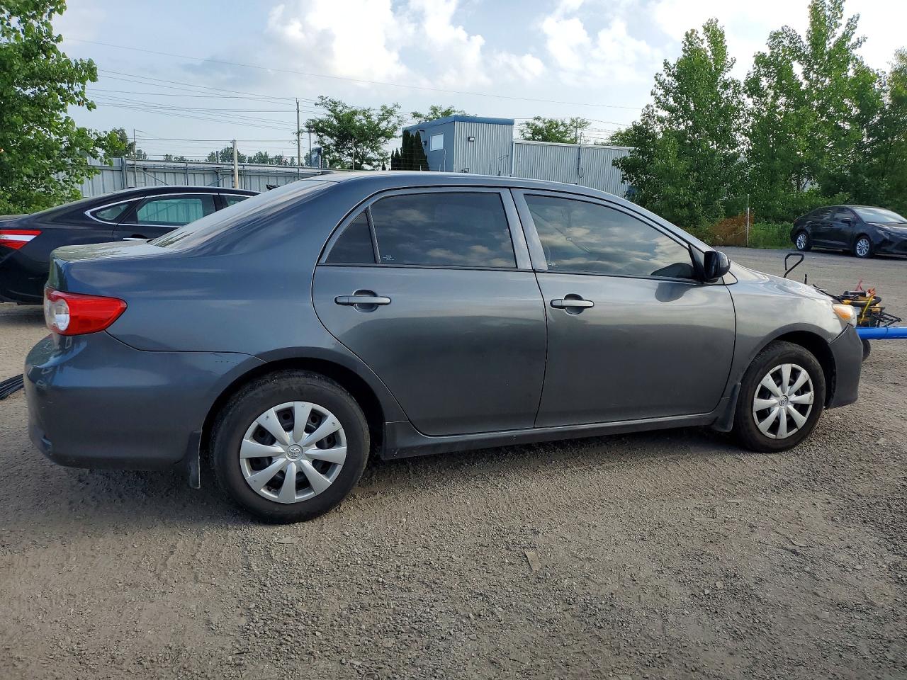 2013 Toyota Corolla Gray vin: 2T1BU4EE1DC097374