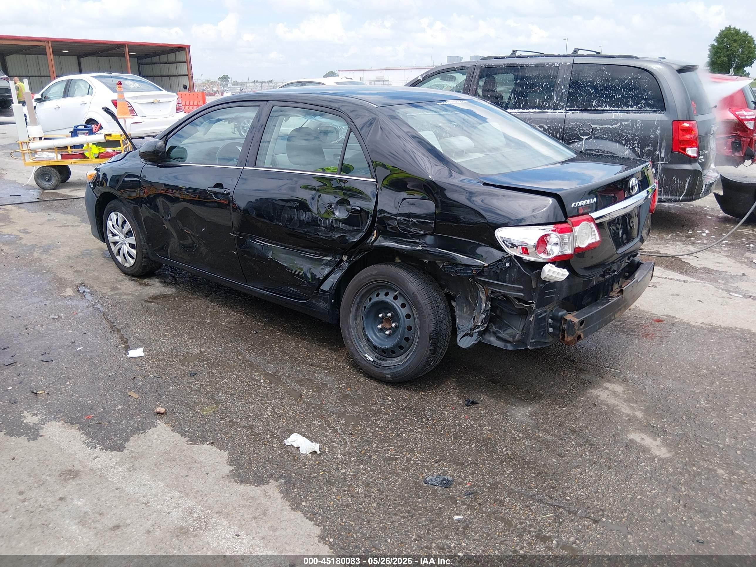 2013 Toyota Corolla Le Black vin: 2T1BU4EE1DC098556