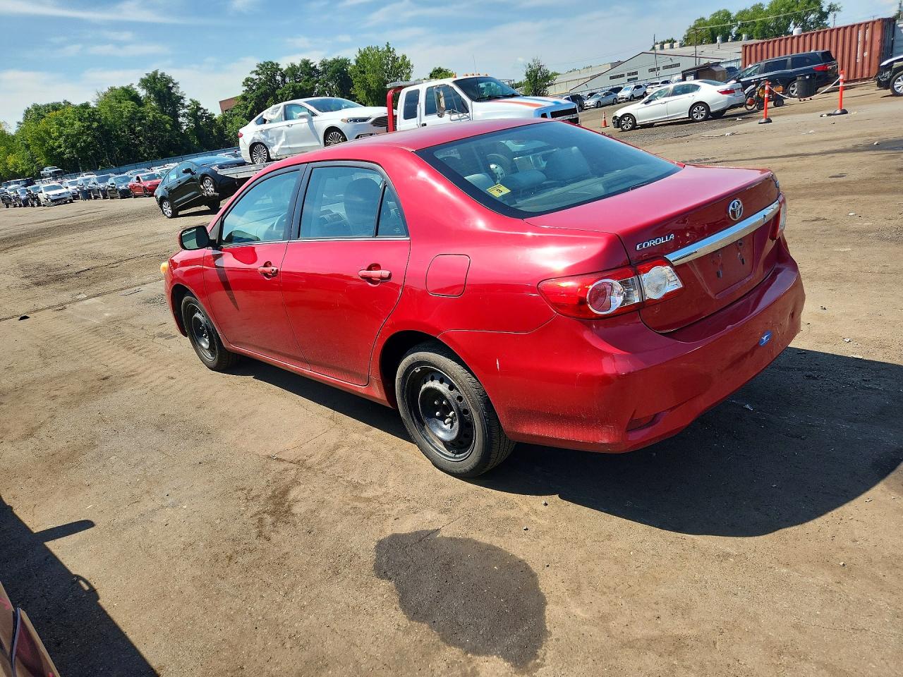 2013 Toyota Corolla Le Красный vin: 2T1BU4EE1DC107174