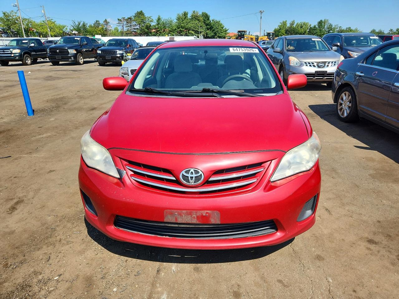 2013 Toyota Corolla Le Красный vin: 2T1BU4EE1DC107174