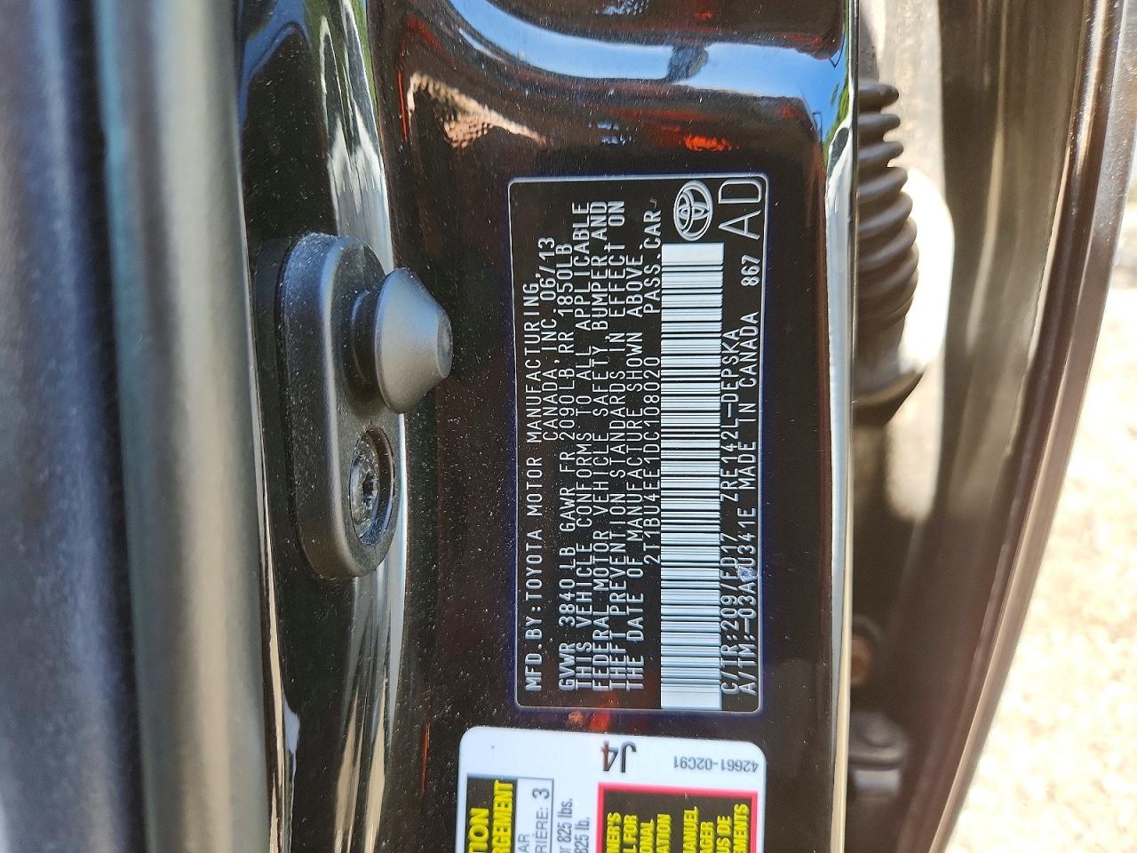 2013 Toyota Corolla S Черный vin: 2T1BU4EE1DC108020