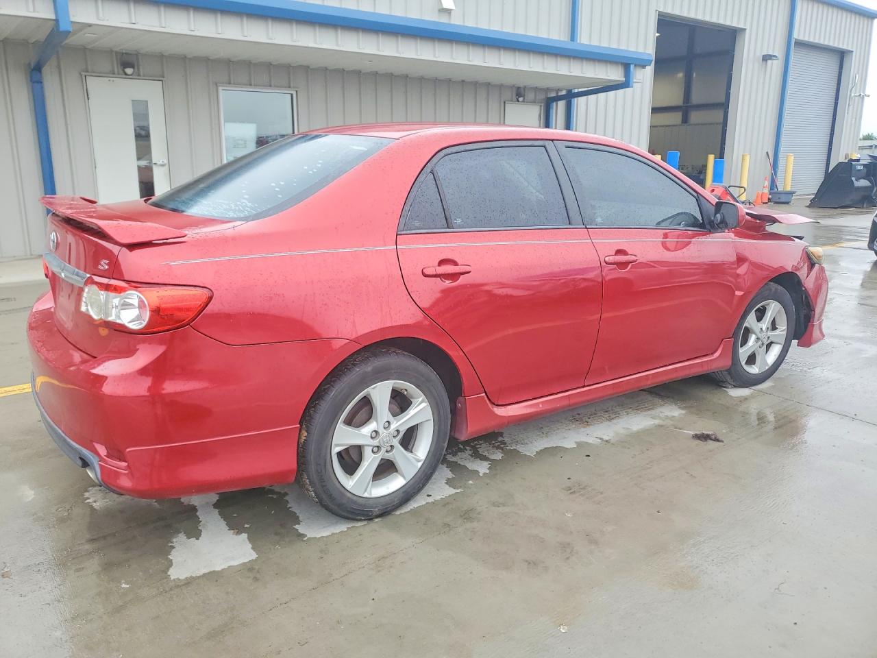 2013 Toyota Corolla S Red vin: 2T1BU4EE1DC110379