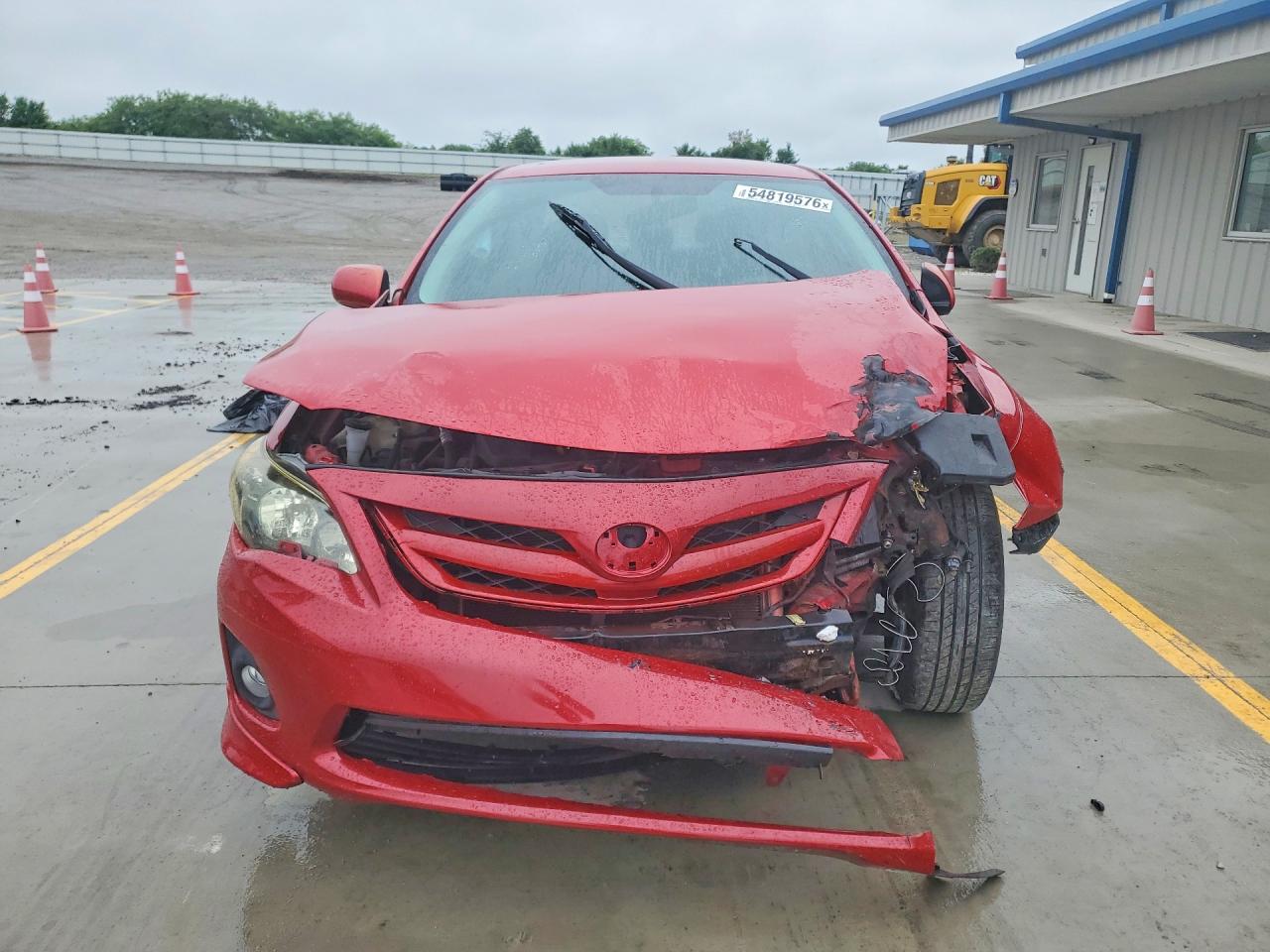 2013 Toyota Corolla S Red vin: 2T1BU4EE1DC110379