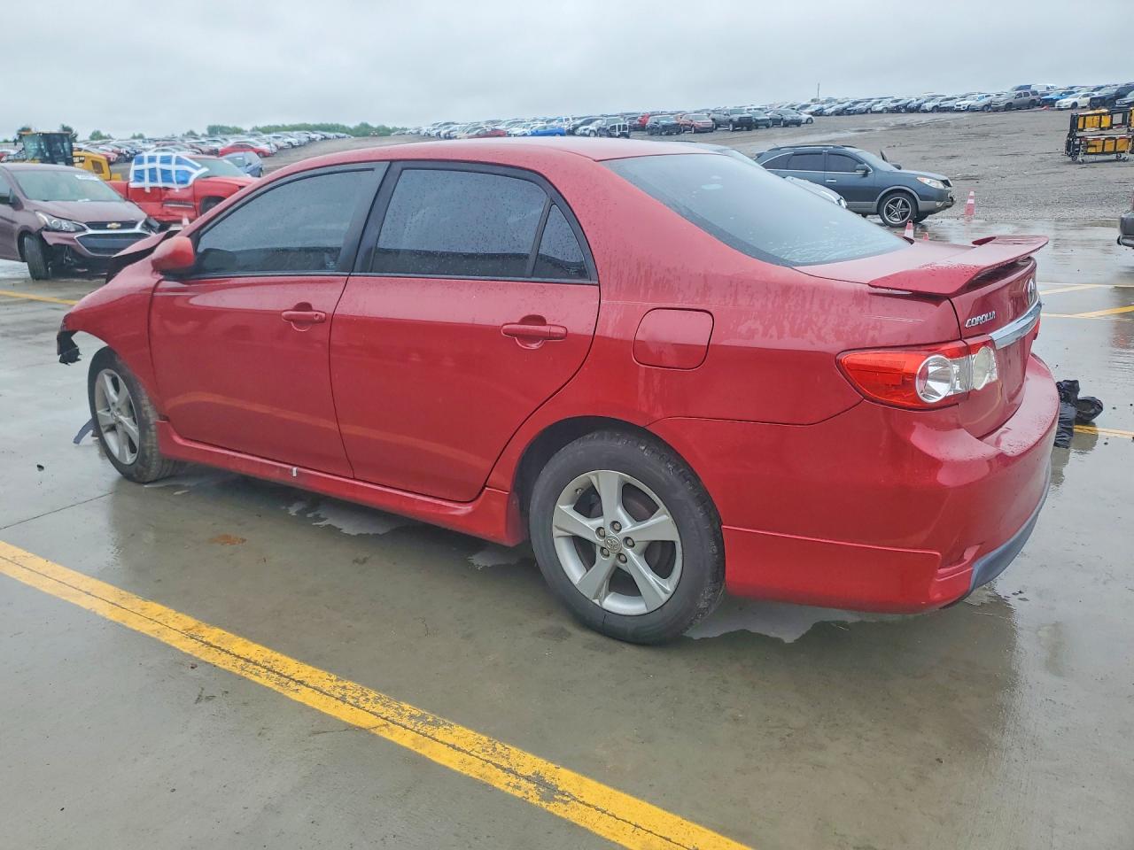2013 Toyota Corolla S Red vin: 2T1BU4EE1DC110379