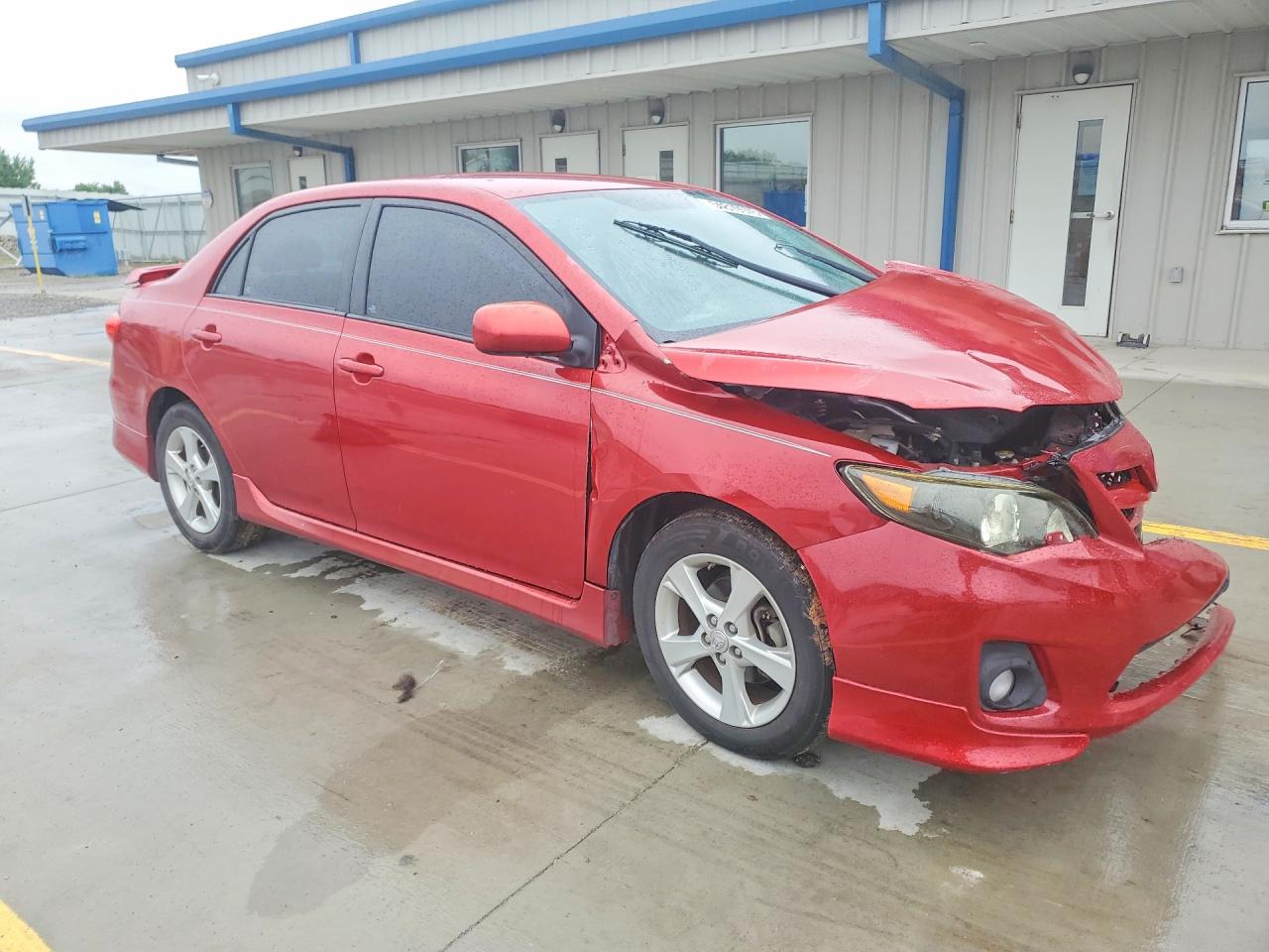 2013 Toyota Corolla S Red vin: 2T1BU4EE1DC110379