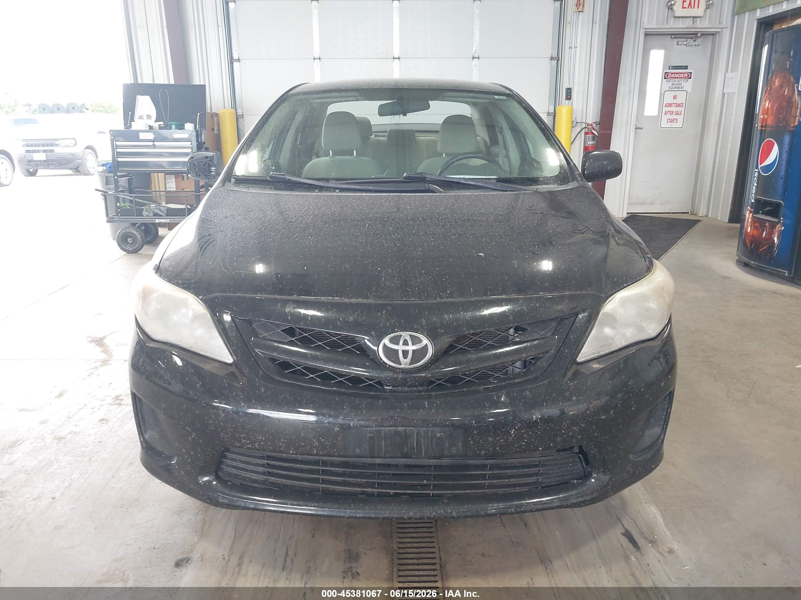 2013 Toyota Corolla L Black vin: 2T1BU4EE1DC114545