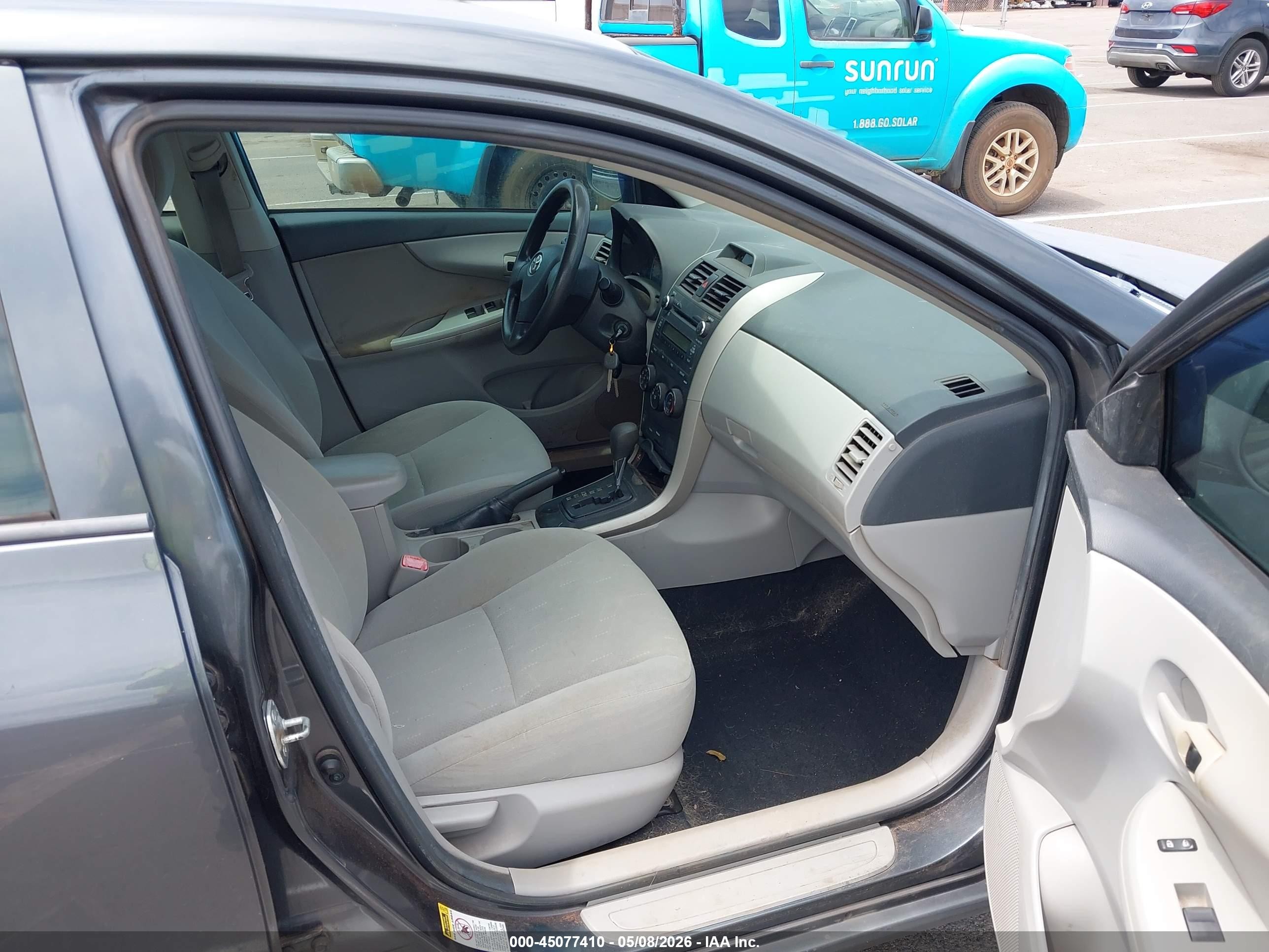 2013 Toyota Corolla L Gray vin: 2T1BU4EE1DC925309