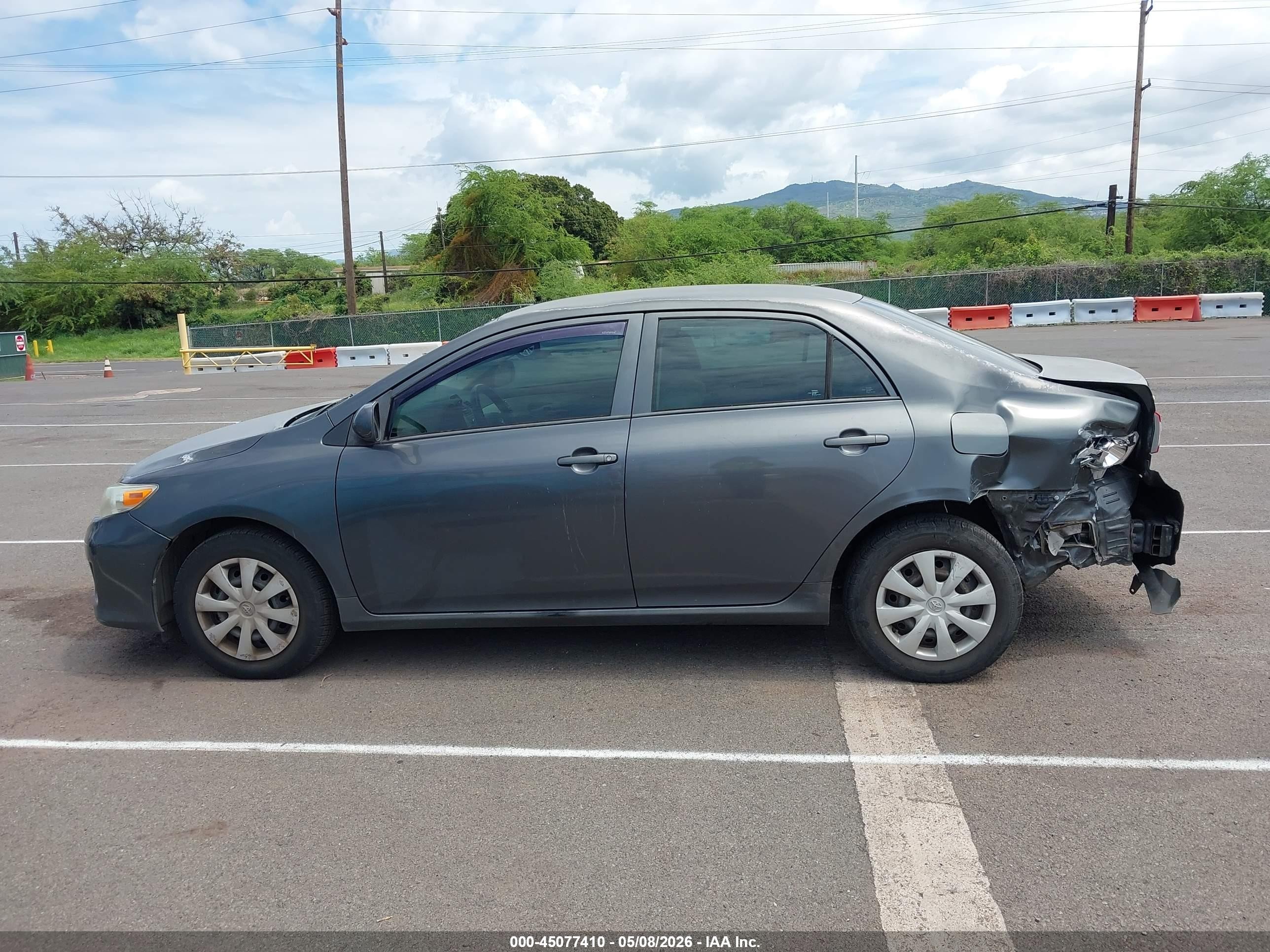 2013 Toyota Corolla L Gray vin: 2T1BU4EE1DC925309
