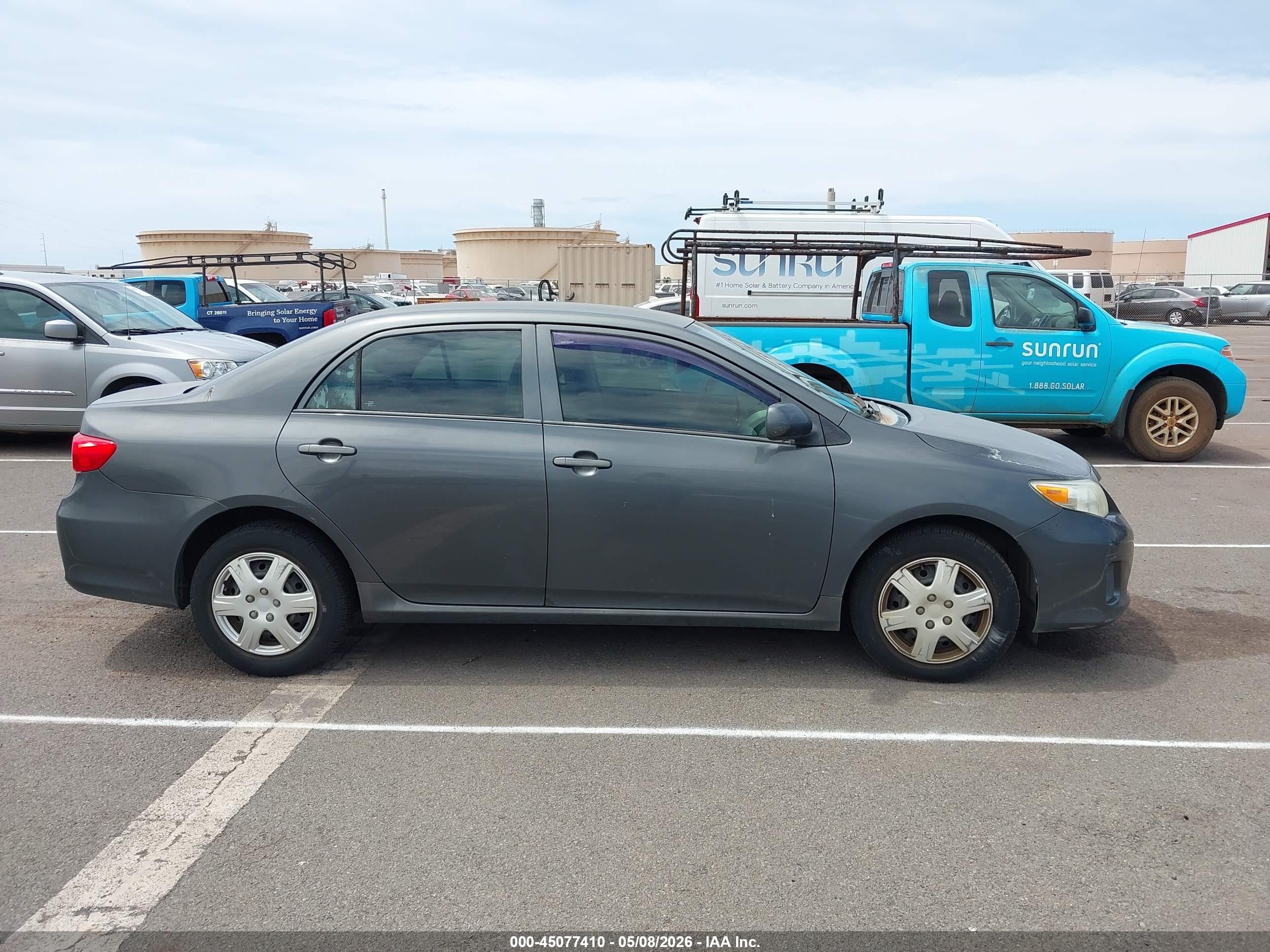 2013 Toyota Corolla L Gray vin: 2T1BU4EE1DC925309