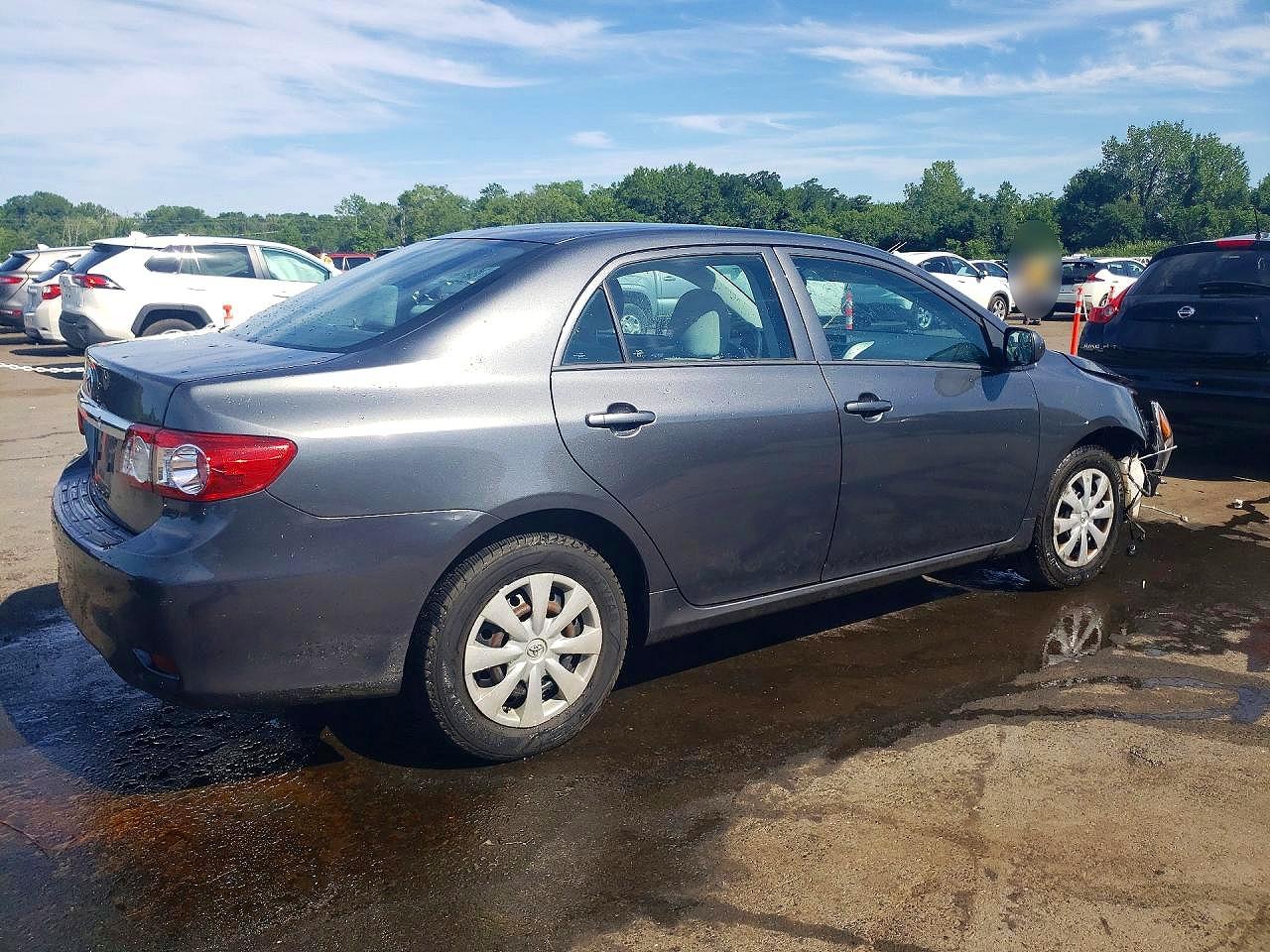2013 Toyota Corolla L Серый vin: 2T1BU4EE1DC940375