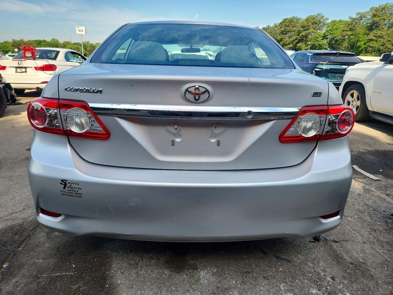 2013 Toyota Corolla Le Silver vin: 2T1BU4EE1DC963929