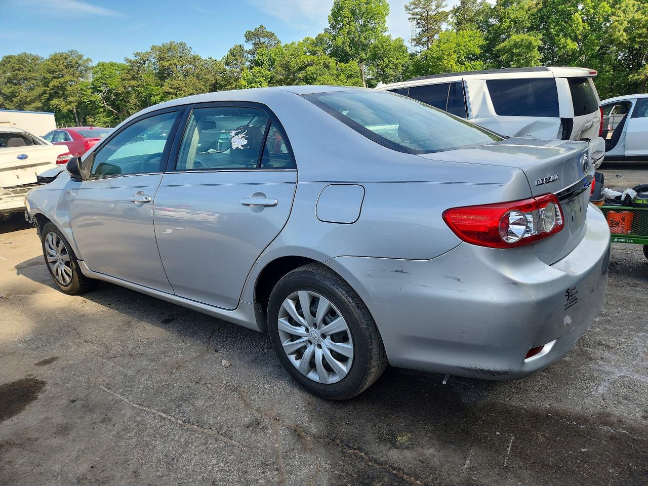 2013 Toyota Corolla Le Silver vin: 2T1BU4EE1DC963929