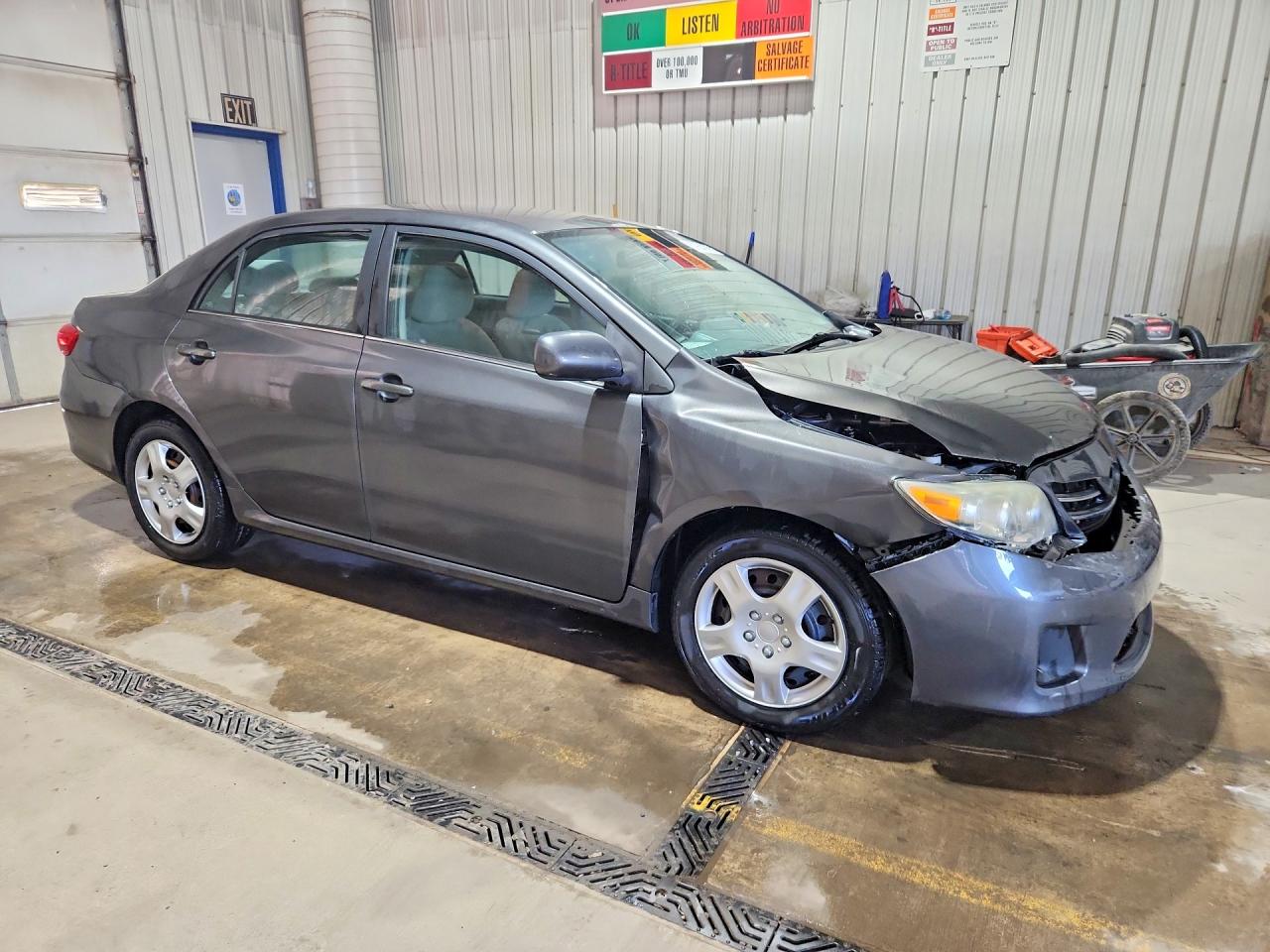 2013 Toyota Corolla Le Charcoal vin: 2T1BU4EE1DC971139