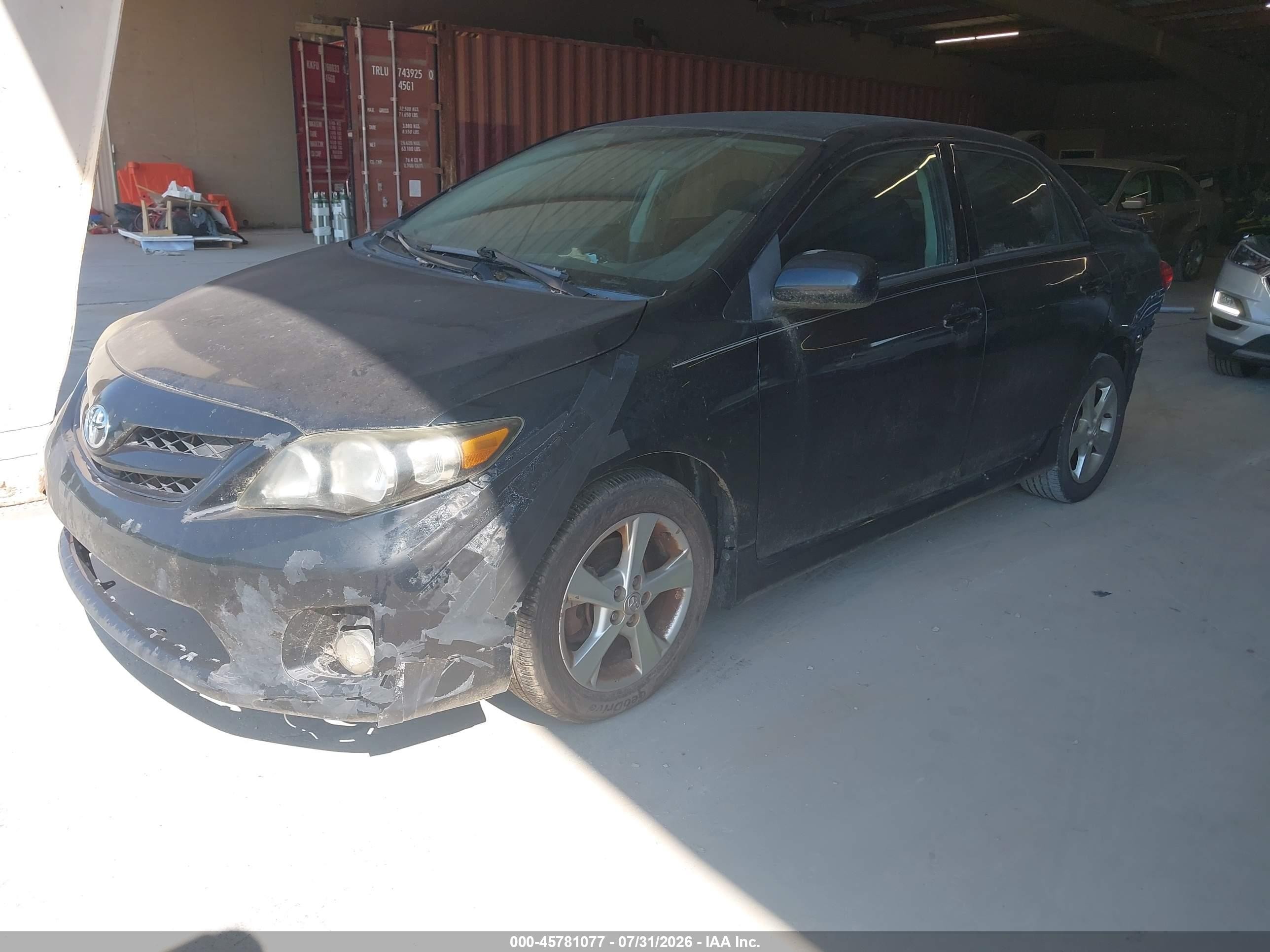 2013 Toyota Corolla S Black vin: 2T1BU4EE1DC981914
