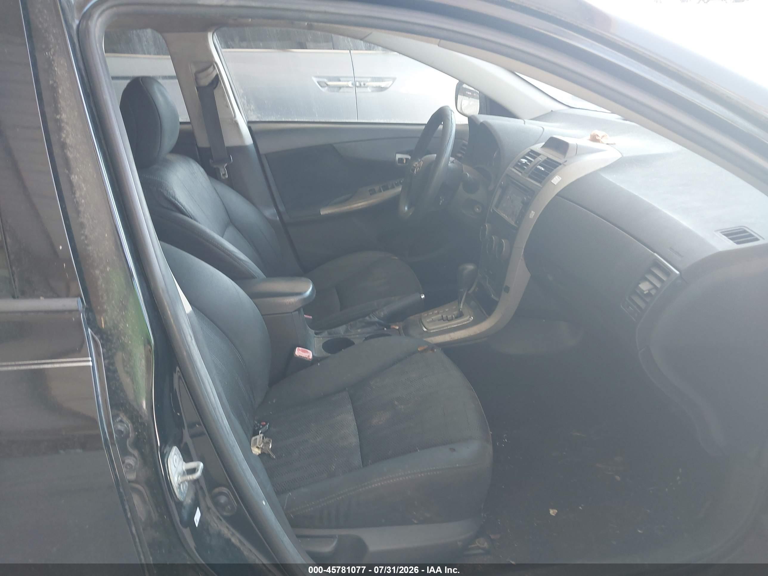 2013 Toyota Corolla S Black vin: 2T1BU4EE1DC981914