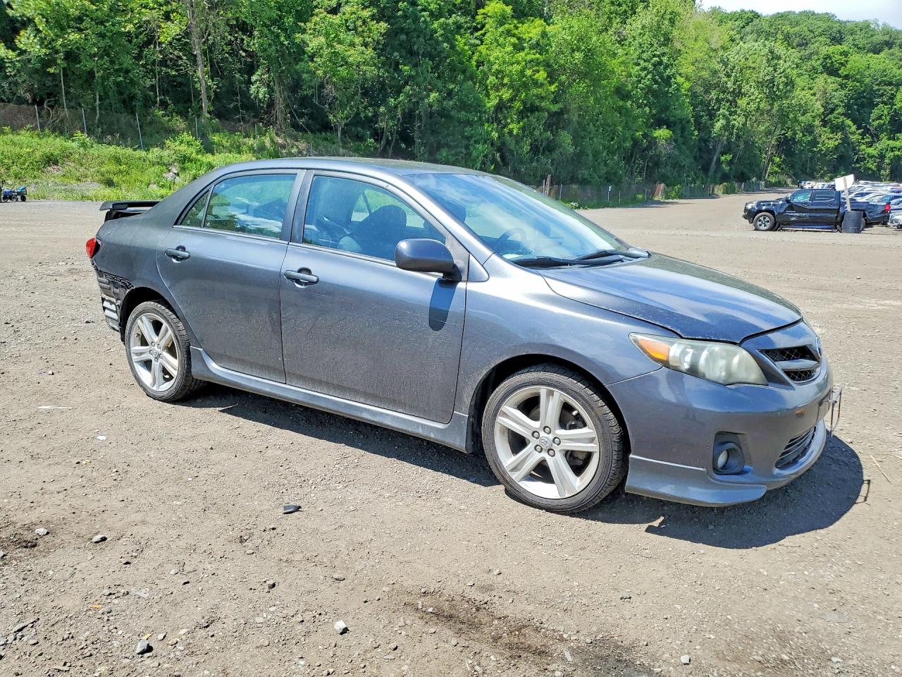 2013 Toyota Corolla S Gray vin: 2T1BU4EE1DC982013