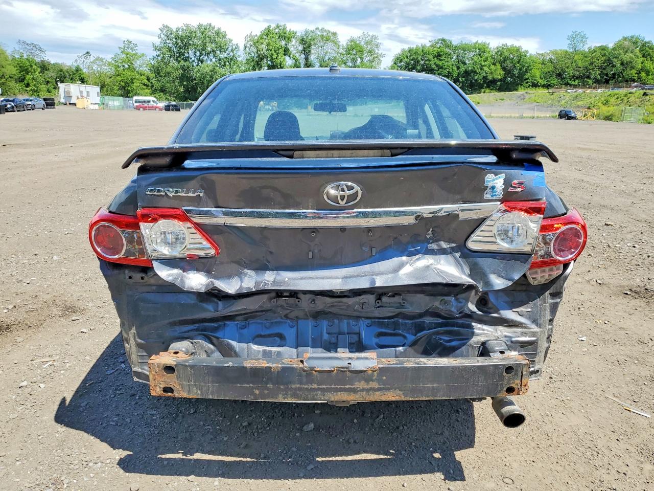 2013 Toyota Corolla S Gray vin: 2T1BU4EE1DC982013